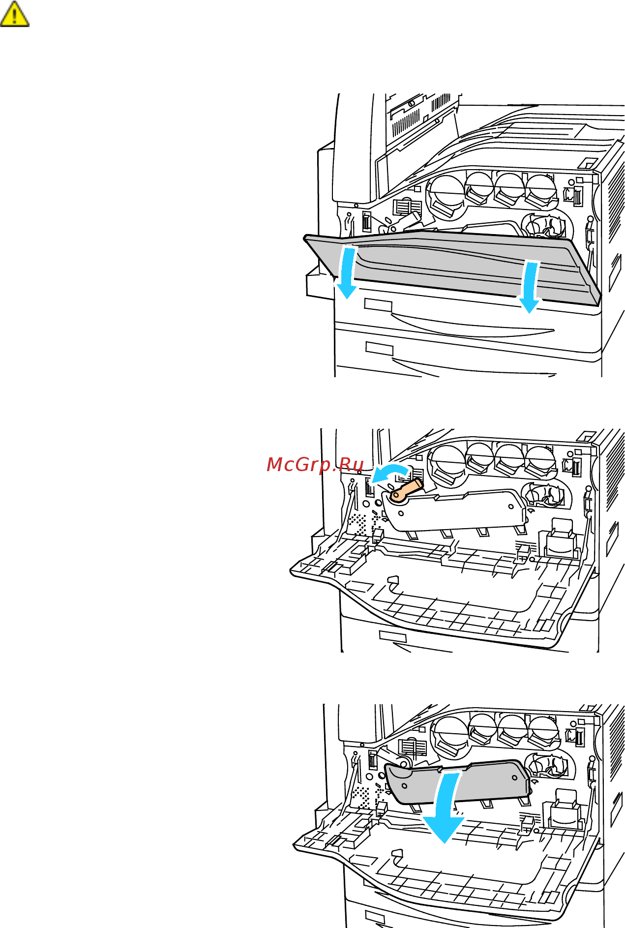 Xerox WorkCentre 7835 [210/344] Чистка линз печатающих головок