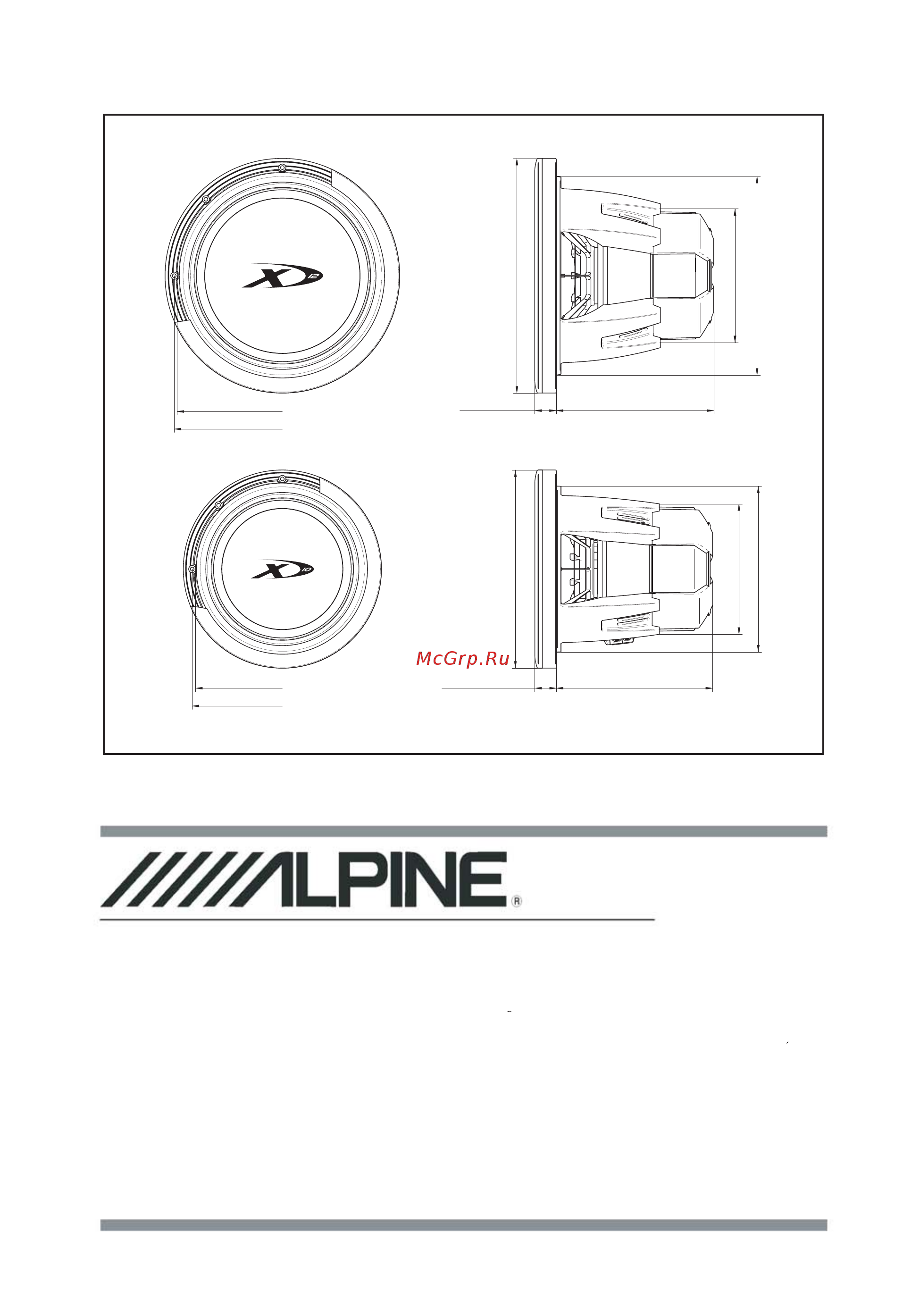 Alpine SWX-1043D [5/5] Tx manual 07 03 08分頁06 pdf