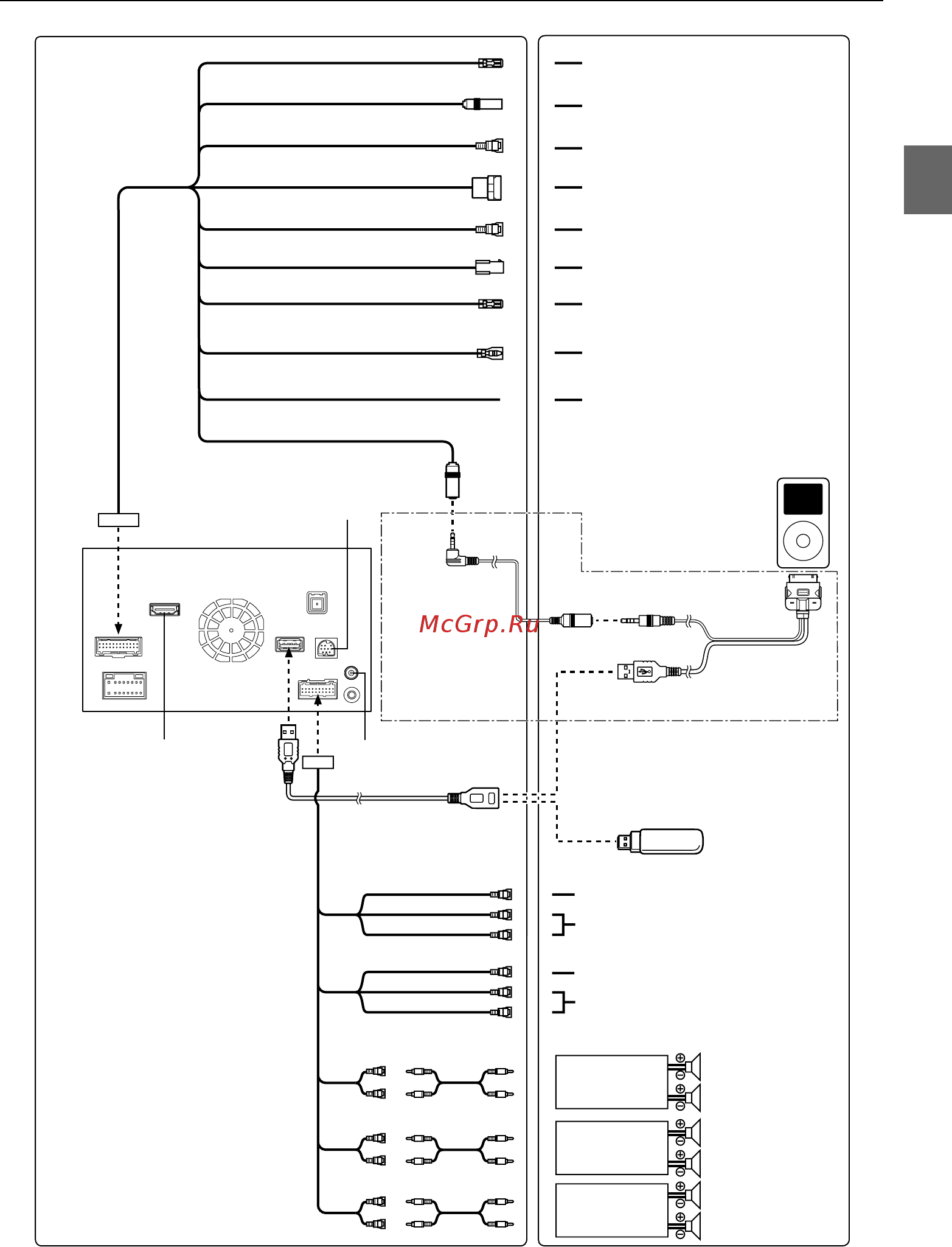 Alpine INE-W987D [19/184] Connections 2 2