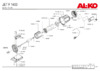 Al-Ko Jet F 1400 Деталировка