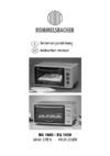 Rommelsbacher bg 1650 Инструкция по эксплуатации