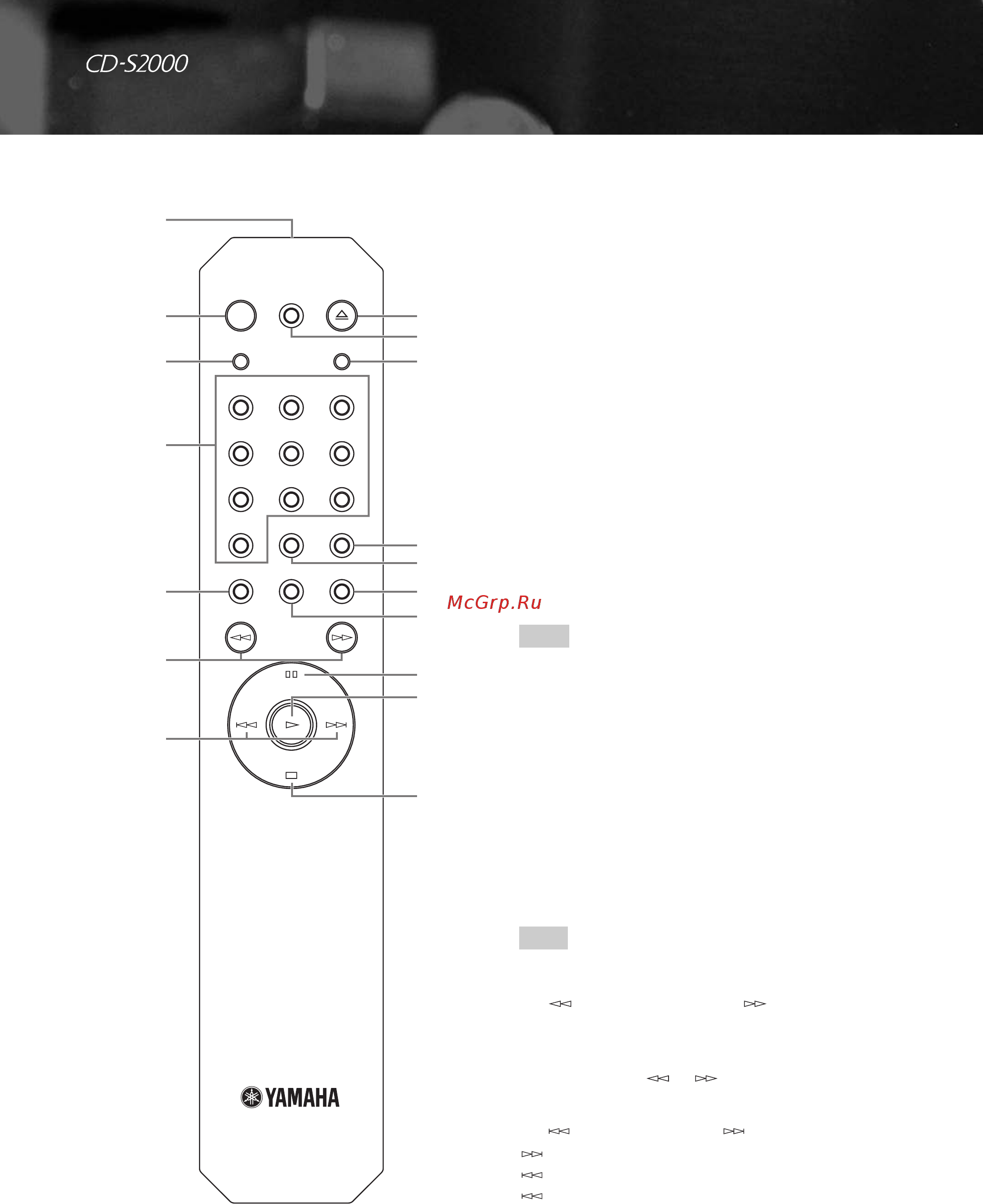 Yamaha CD-S2000 [10/182] Controls and functions