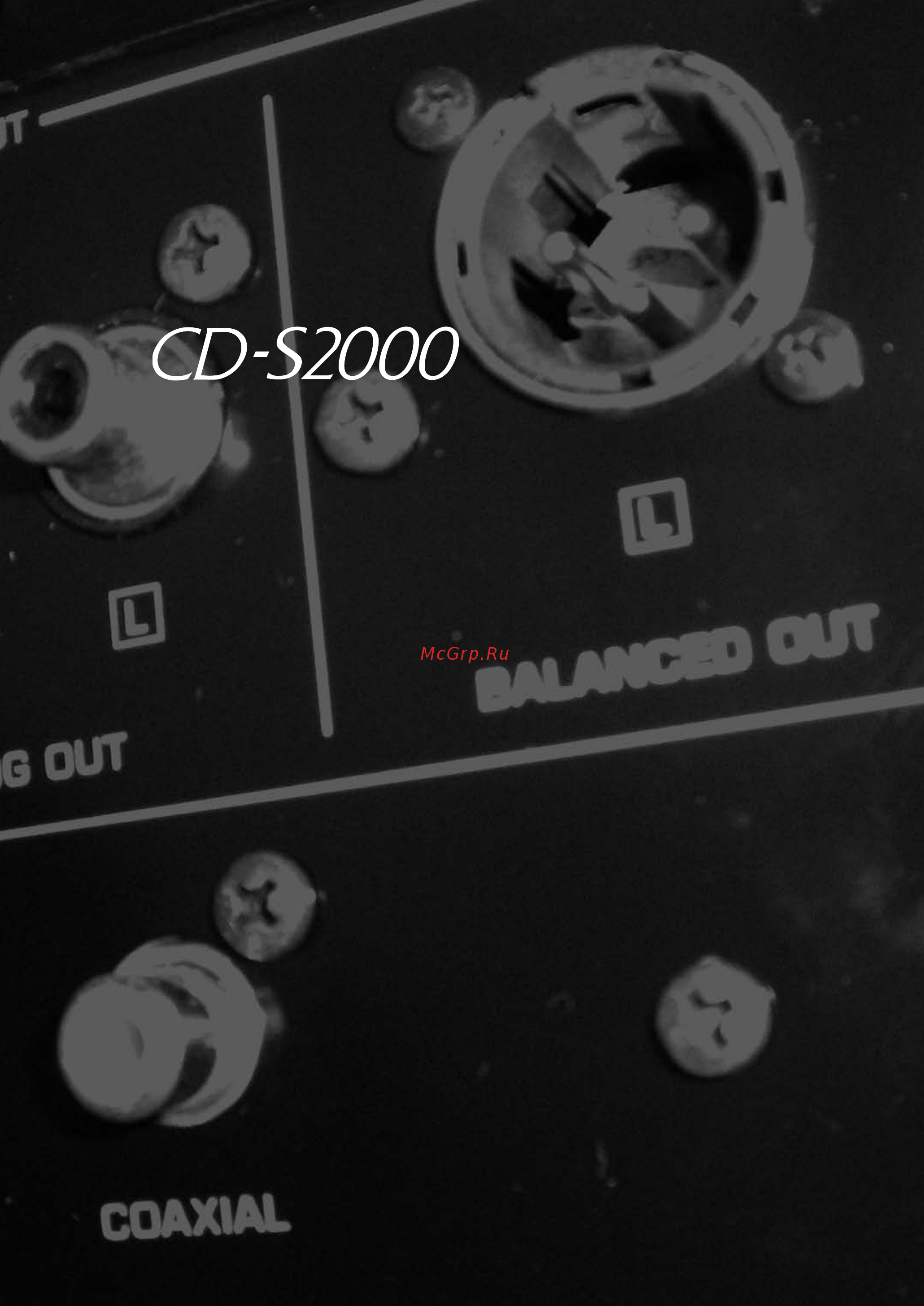 Yamaha CD-S2000 [13/182] Connections