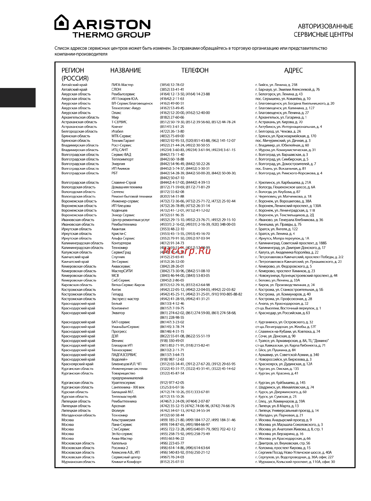 Ariston ARI 200 STAB 570 THER MO VS EU 3000618 Инструкция по эксплуатации онлайн [19/36] 857386