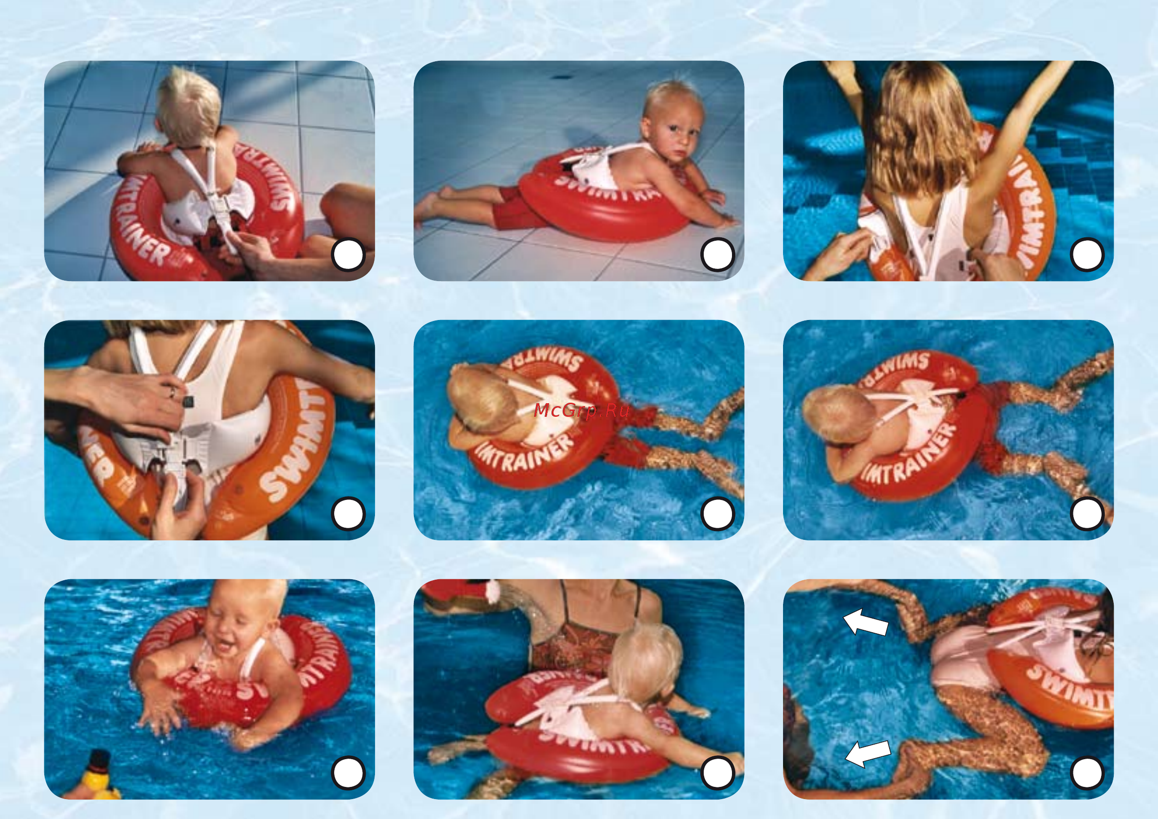Swimtrainer Classic с ремнями красный до 4 лет (10110) Инструкция по эксплуатации онлайн [3/10] 262577