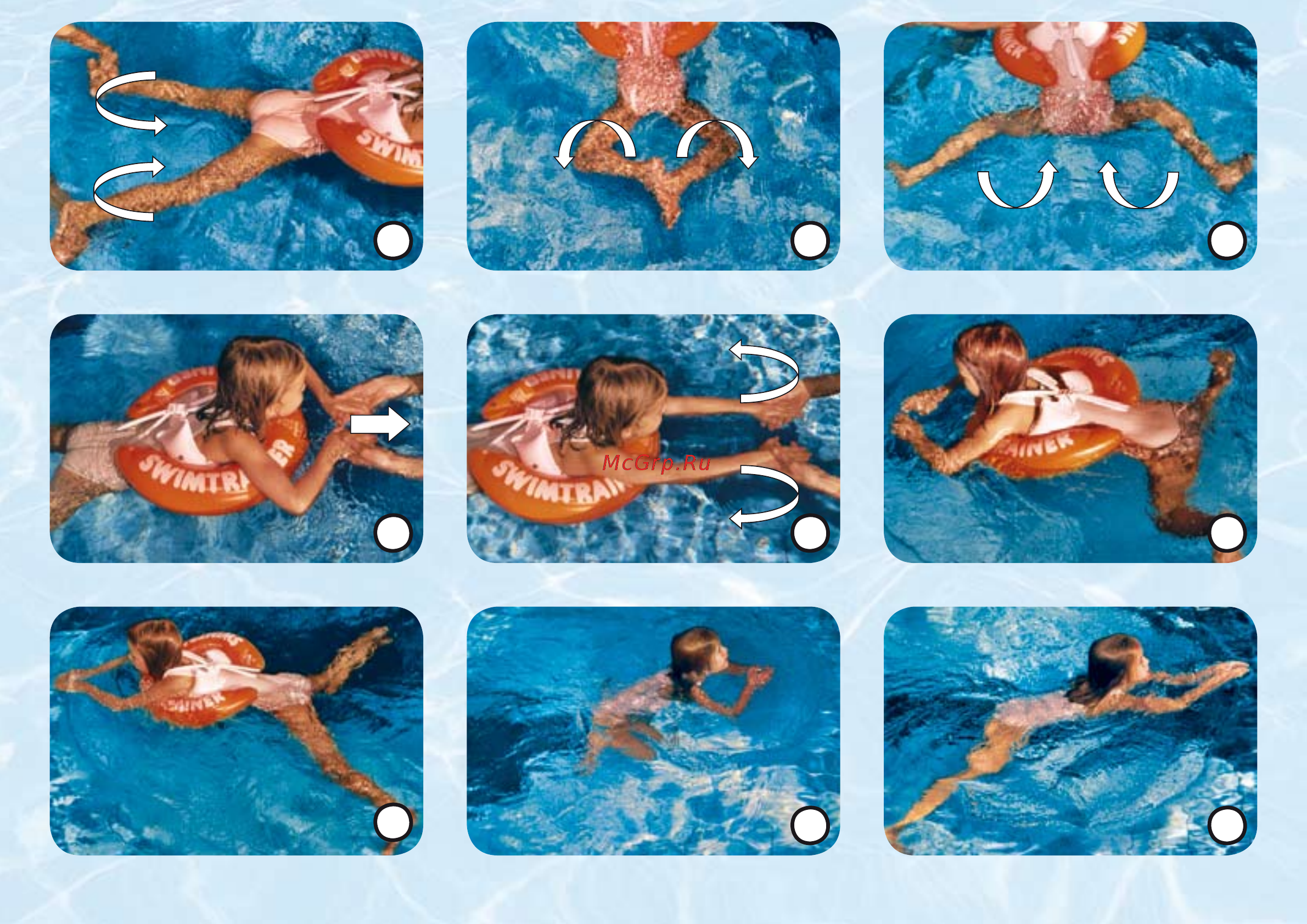 Swimtrainer Classic с ремнями красный до 4 лет (10110) Инструкция по эксплуатации онлайн [4/10] 262577