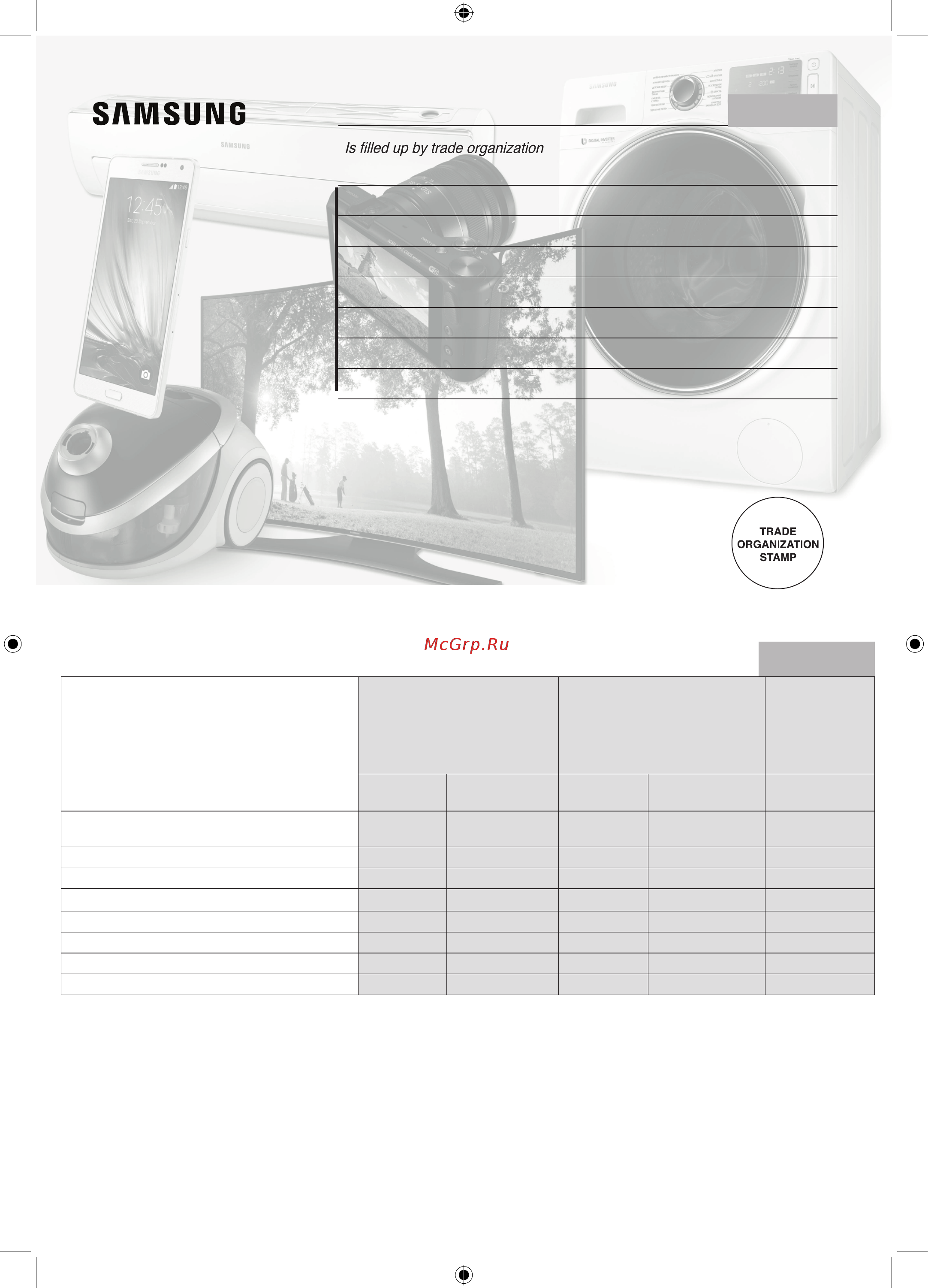 Samsung UE32J5205AK [2/49] Warranty card