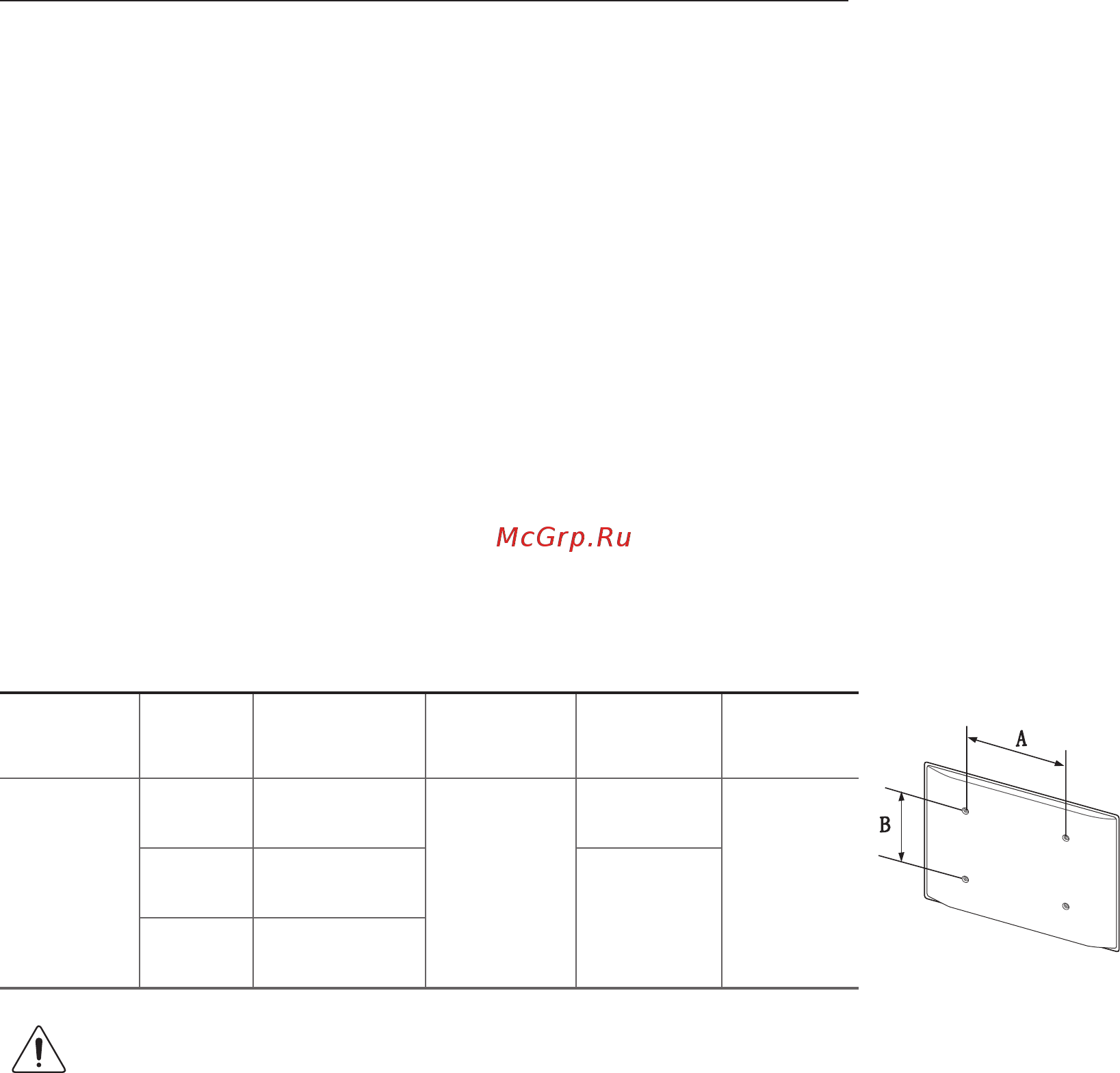 Samsung ue55k5500 [7/28] Vesa wall mount kit notes and specifications