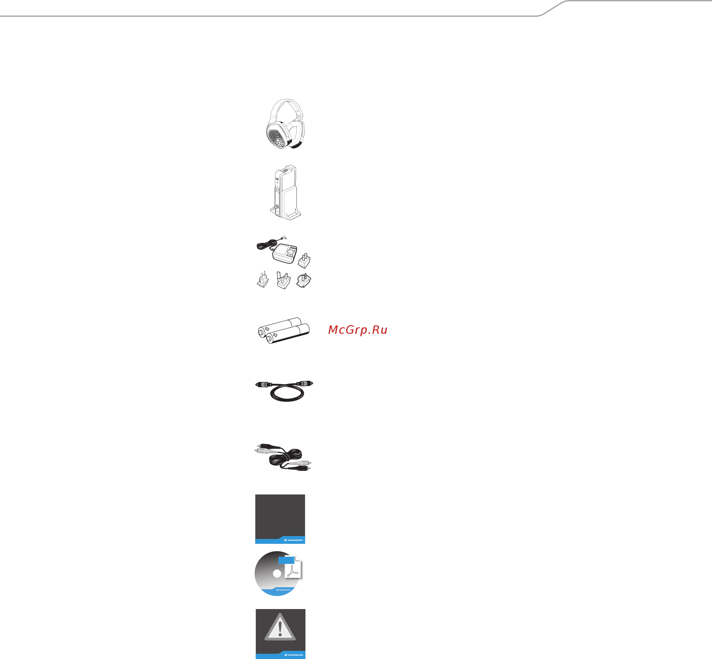 Sennheiser rs-185 [7/37] Package includes