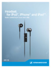 Sennheiser mm 70i Инструкция по эксплуатации