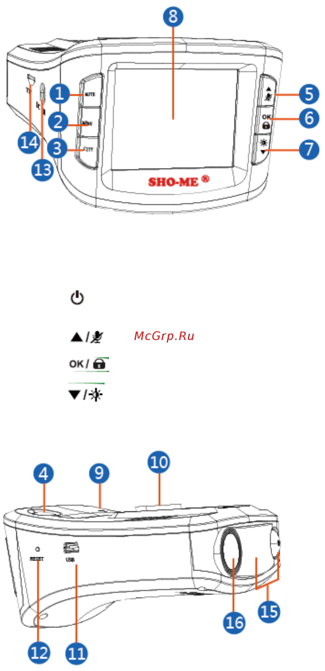 Sho-Me combo №5 a7 [3/22] Описание устройства