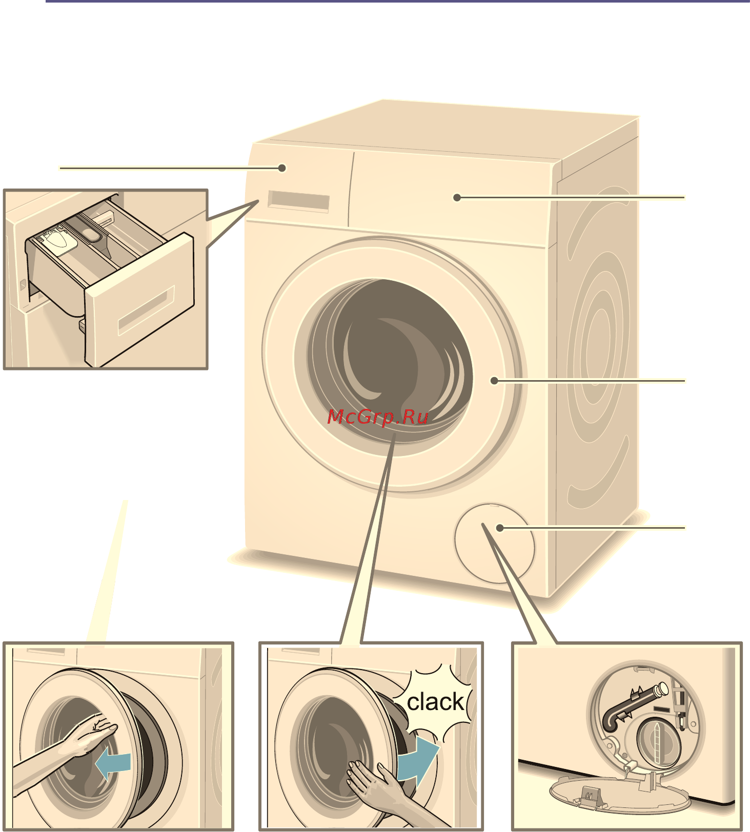 Siemens wm14t740oe [21/52] Из знакомство с прибором