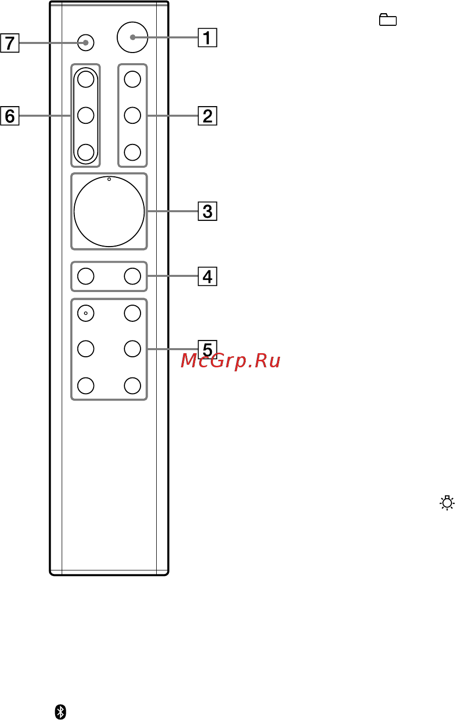 Sony gtk-xb7 [8/71] Пульт дистанционного управления