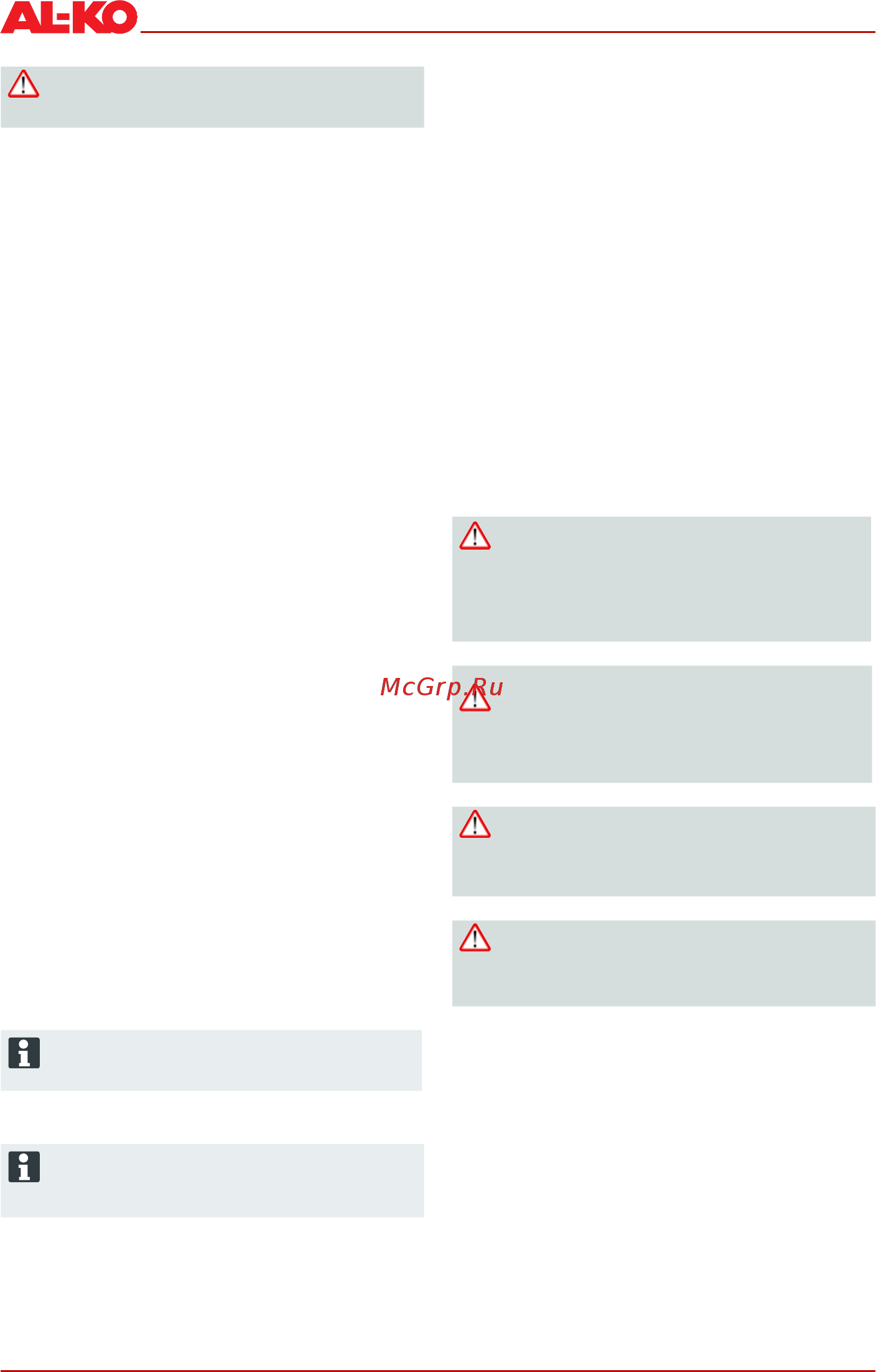 Al-Ko 121517 Classic 4.6 B-A [38/92] Uruchomienie