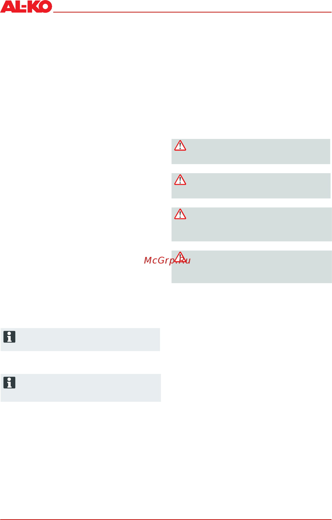 Al-Ko 121517 Classic 4.6 B-A [56/92] Idrifttagning