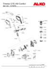 Al-Ko 112929 GTE 450 Comfort Деталировка