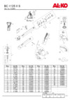 Al-Ko 112528 BC 4125 Comfort Деталировка