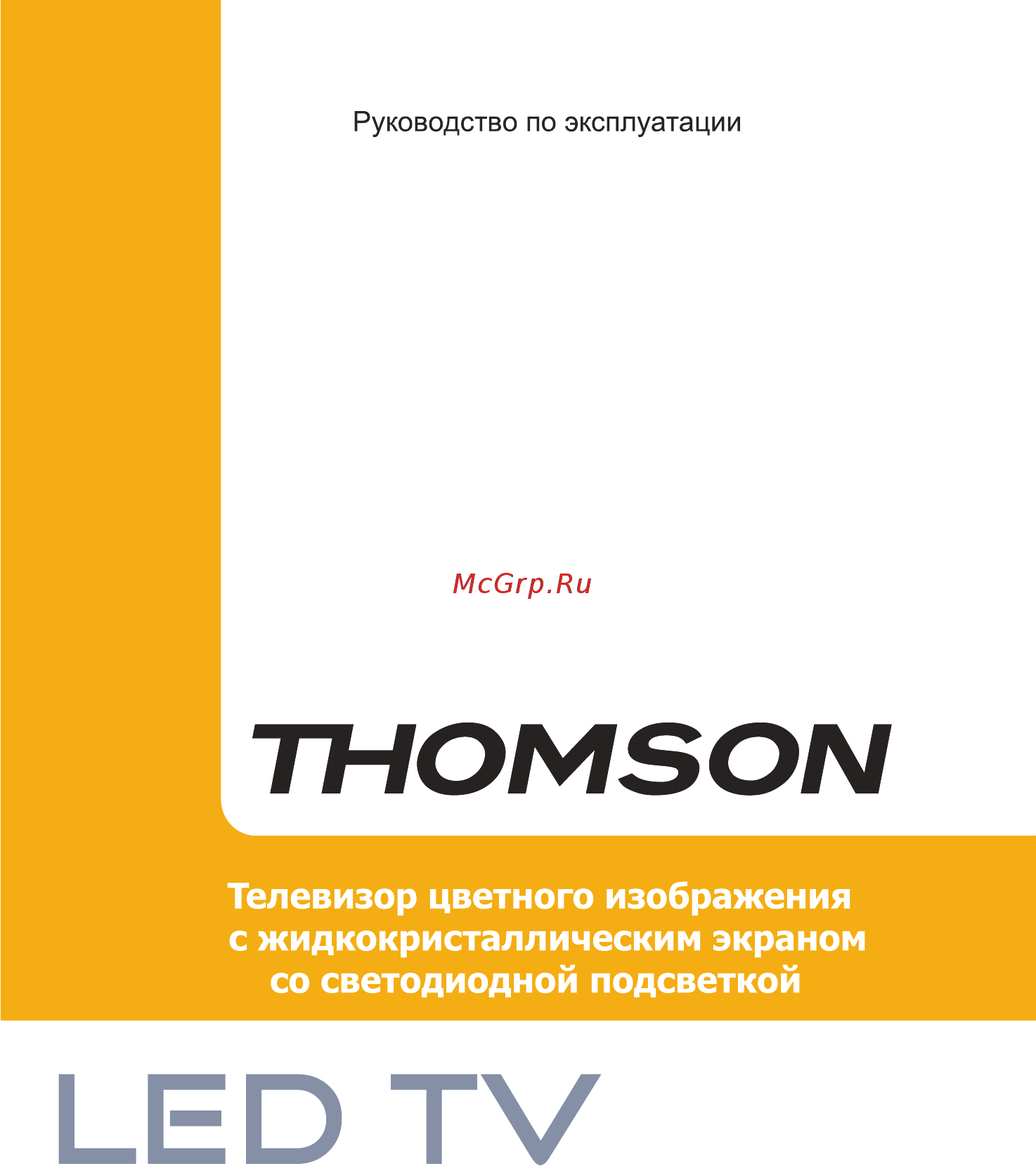Thomson T19E14DF-01B Инструкция по эксплуатации онлайн