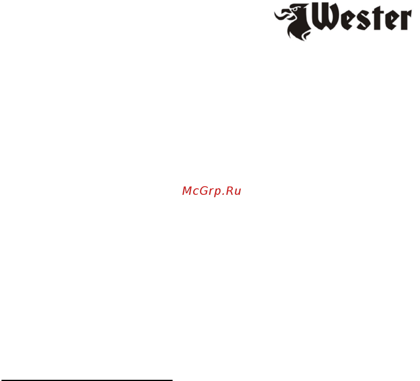 Wester DWM 1500 (178-003) Инструкция по эксплуатации онлайн [2/12] 589777