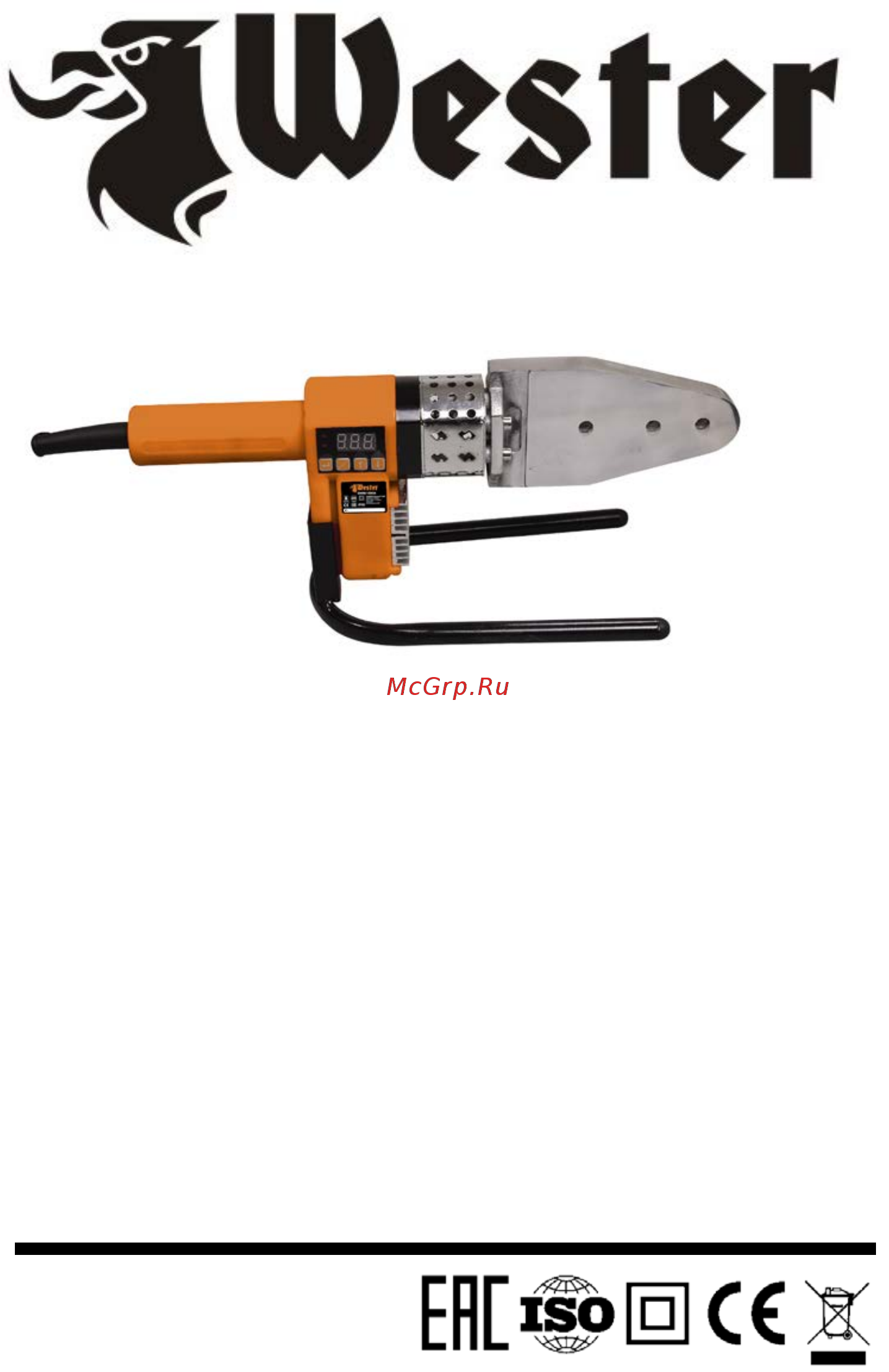 Wester DWM 1000B (178-002) Инструкция по эксплуатации онлайн