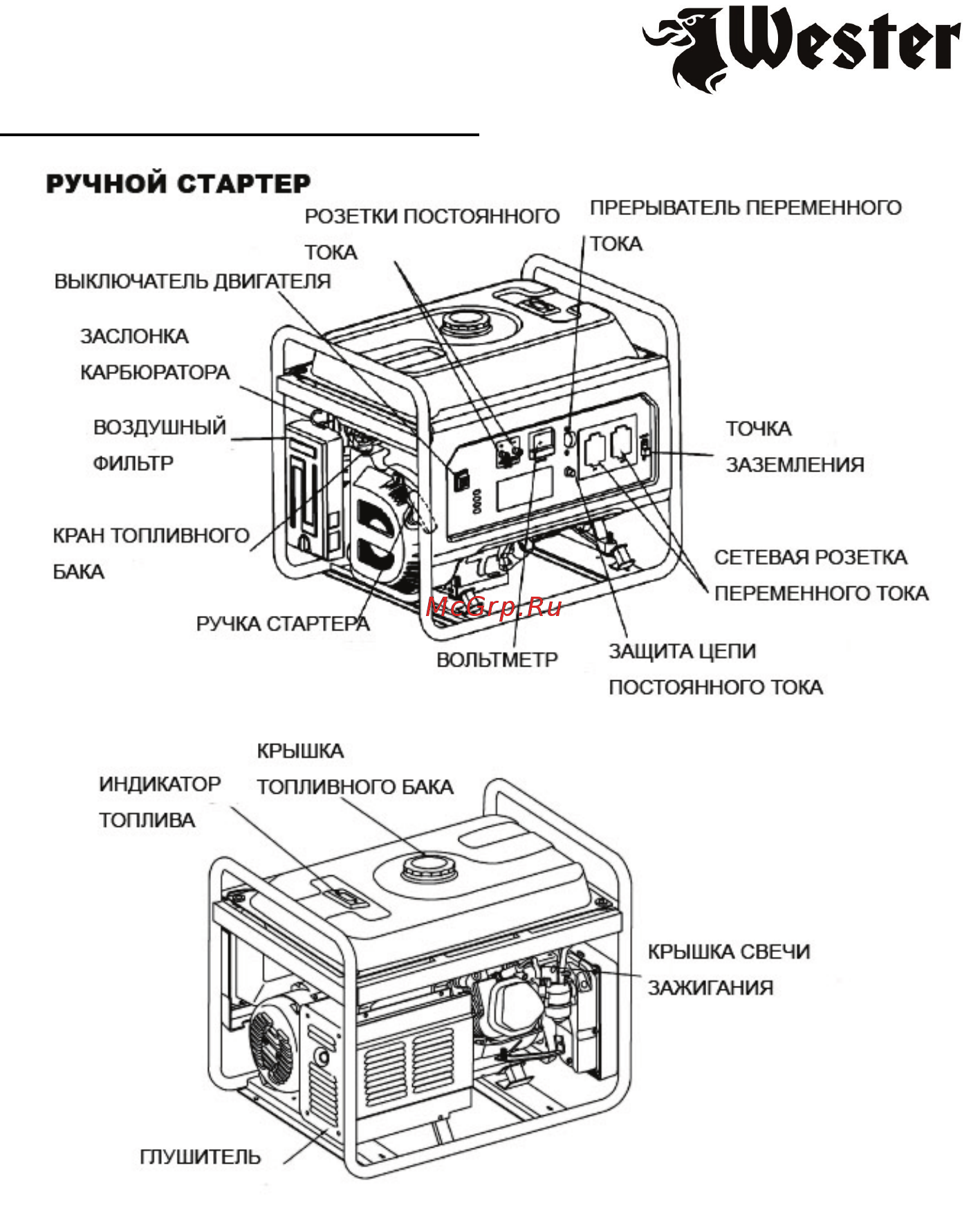 Wester GNB6000 Инструкция по эксплуатации онлайн [5/20] 329537