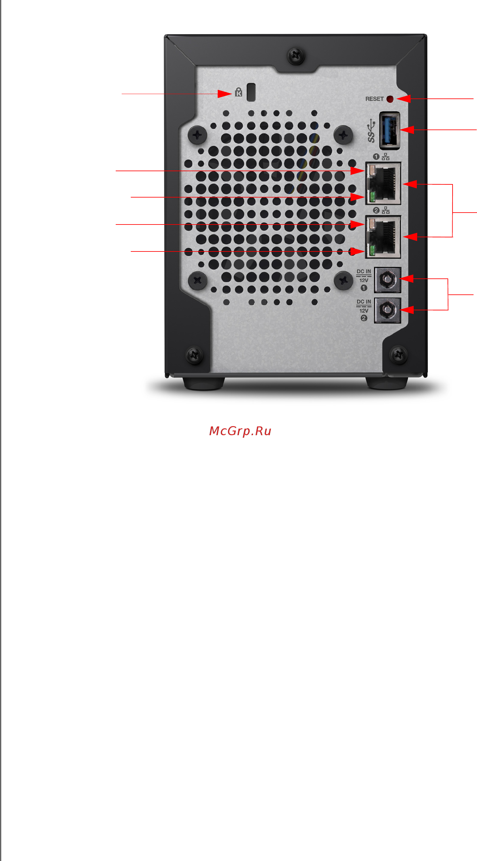 Western Digital my cloud pro pr2100 wdbvnd0000nbk-eeue [11/122] Bay back view my cloud pr2100