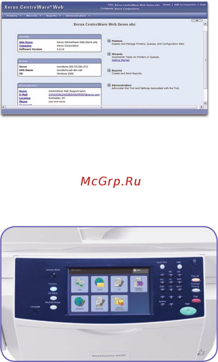 Xerox workcentre 6400x [9/24] Exceeds the management requirement