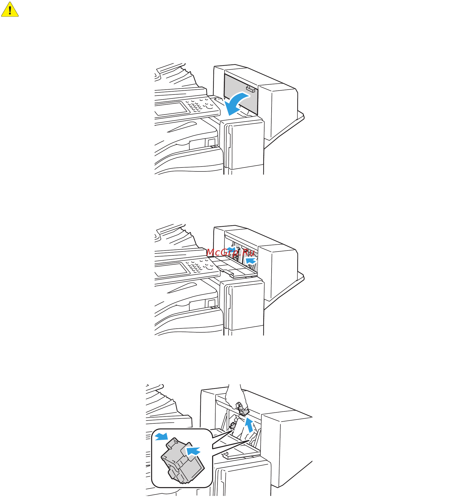 Xerox workcentre 5330c t [185/248] Замена картриджа брошюровщика для финишера степлера lx