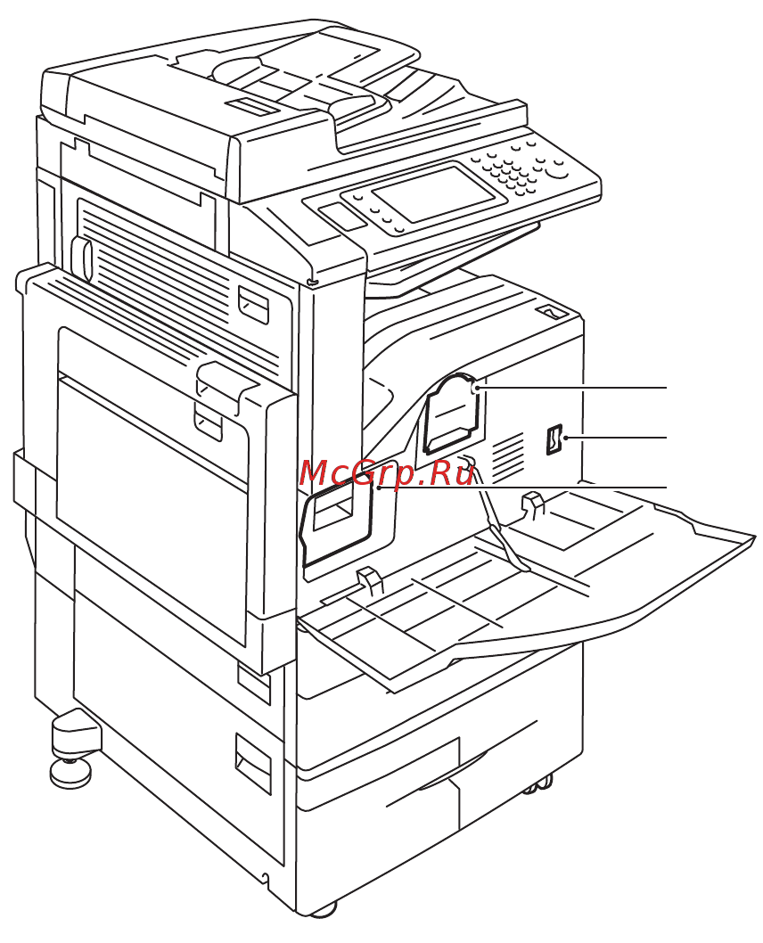 Xerox workcentre 5330c s [28/248] Внутренние компоненты