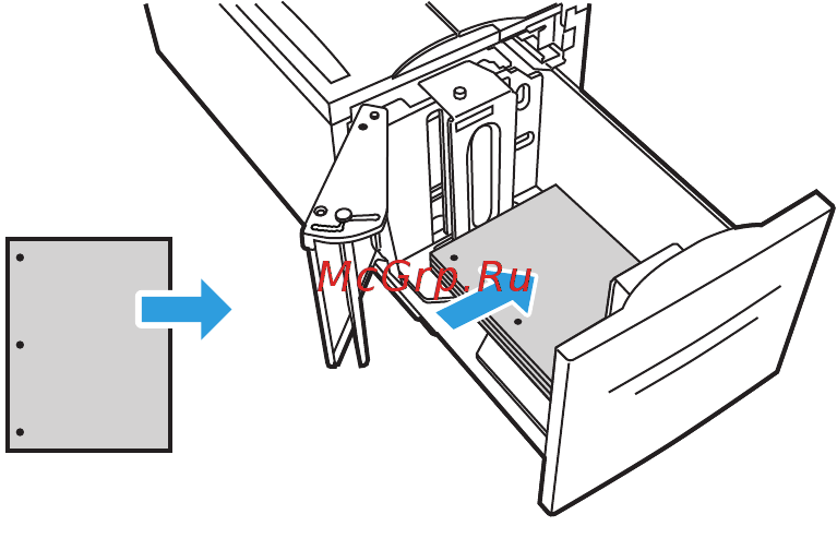 Xerox WorkCentre 5325 Copier/Printer/Scanner [65/248] Загрузка бумаги в лоток 6