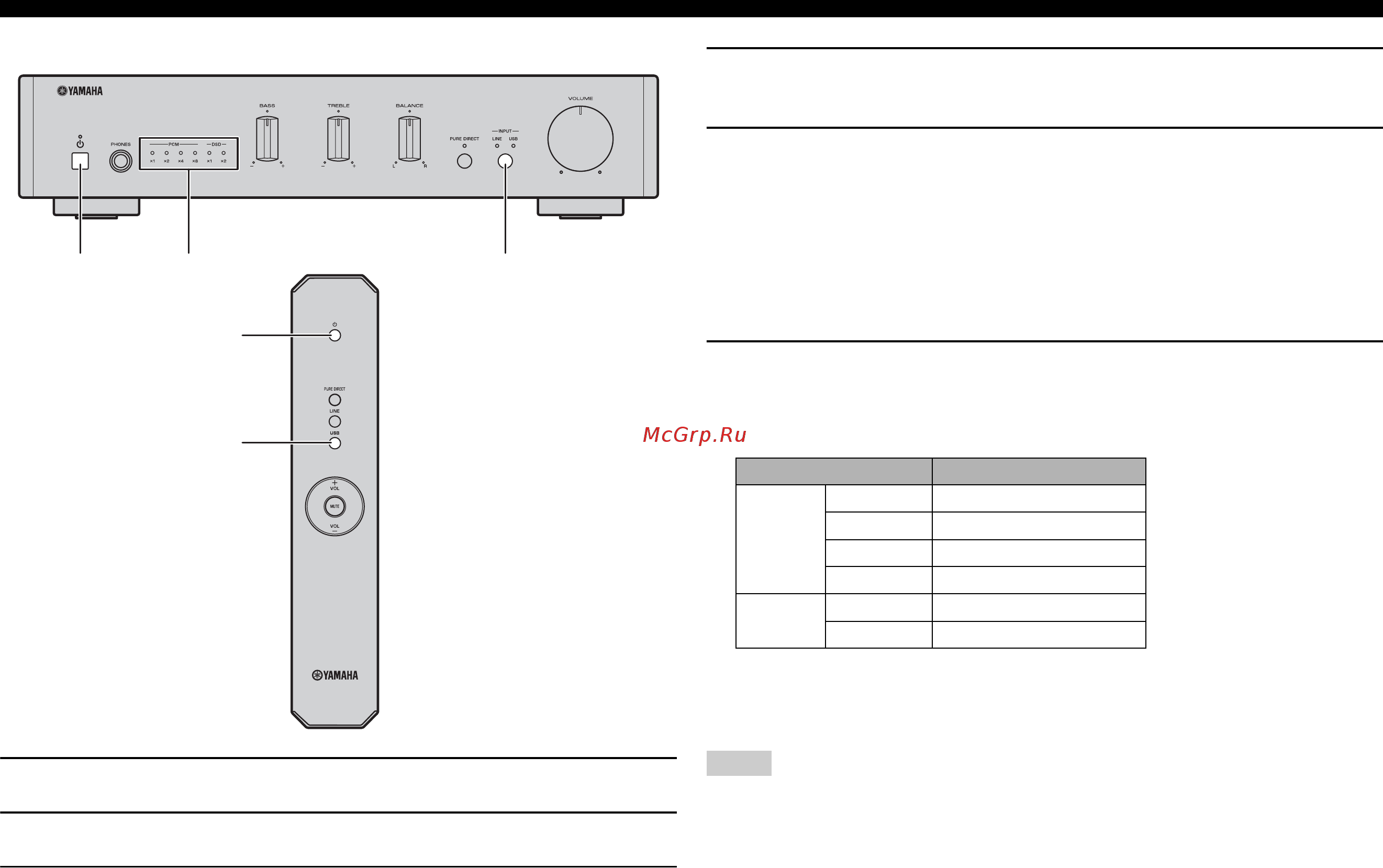 Yamaha a-u671 [104/146] N ajuste del volumen del sonido
