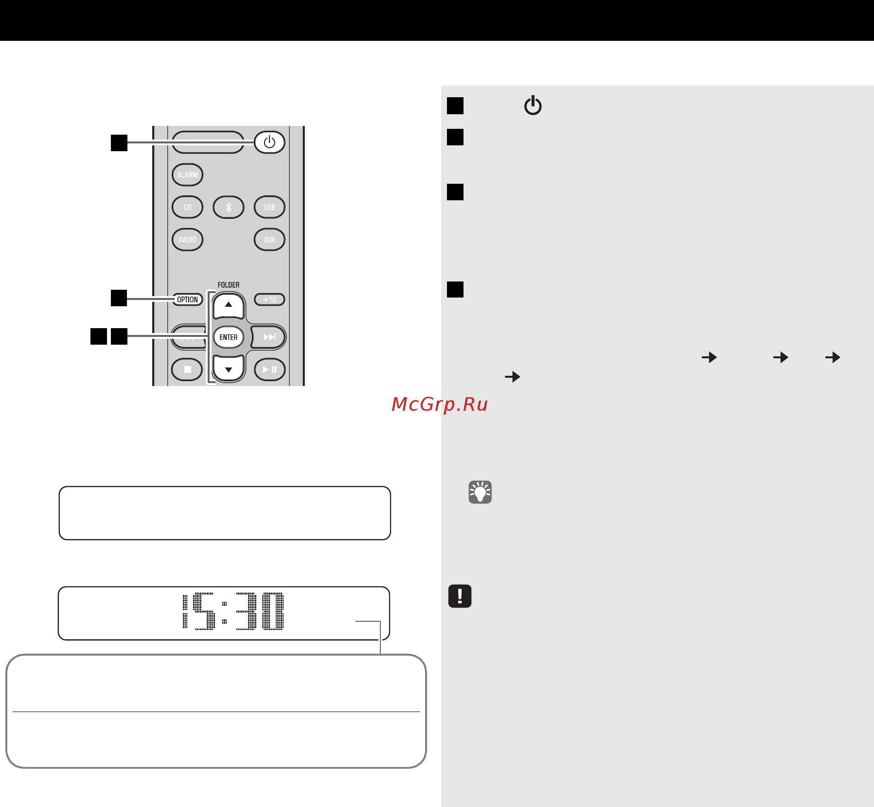 Yamaha mcr-b043 [8/227] To select clock set and then press enter