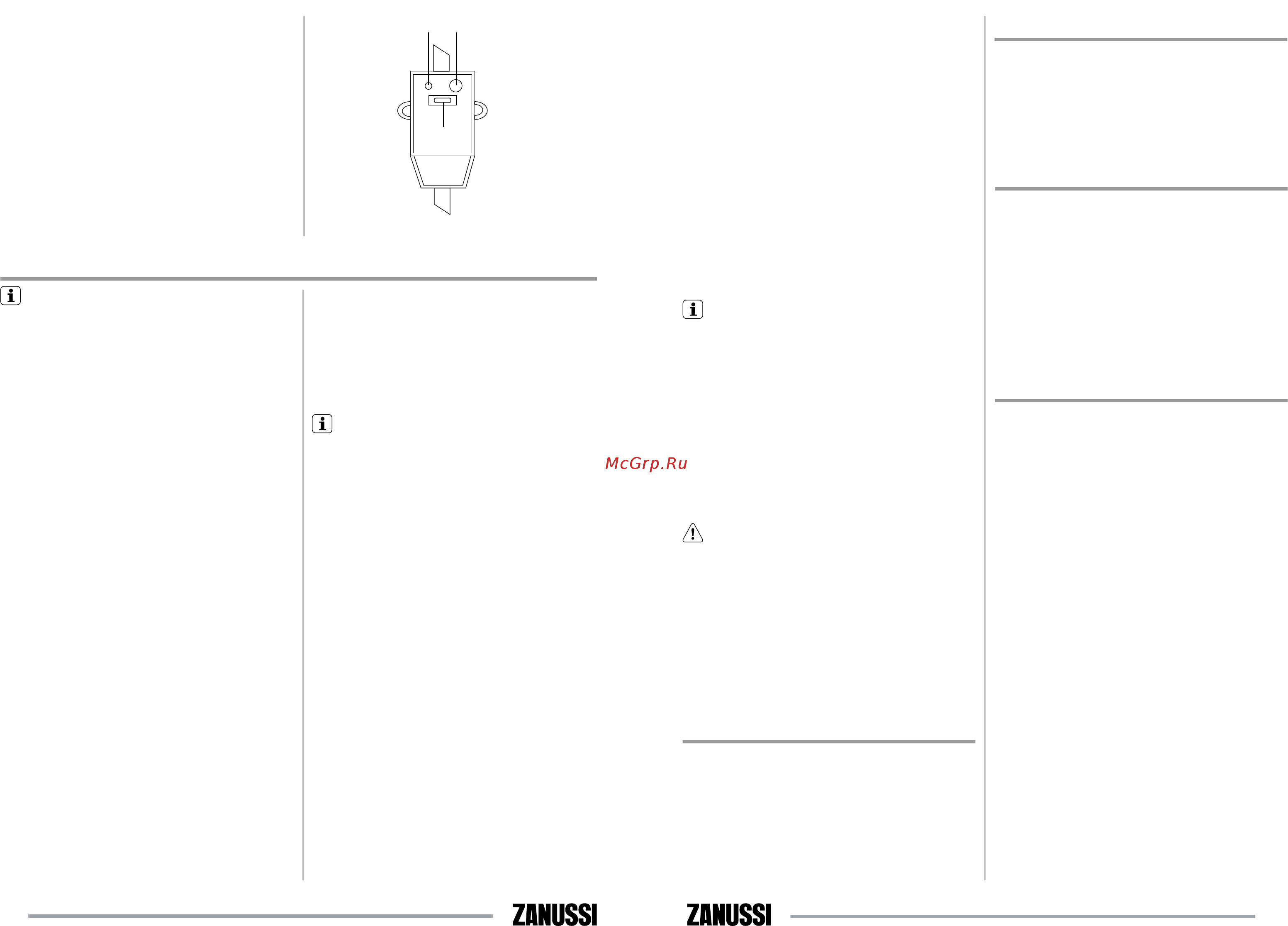 Zanussi zwh/s 80 premiero [12/16] Гарантiя