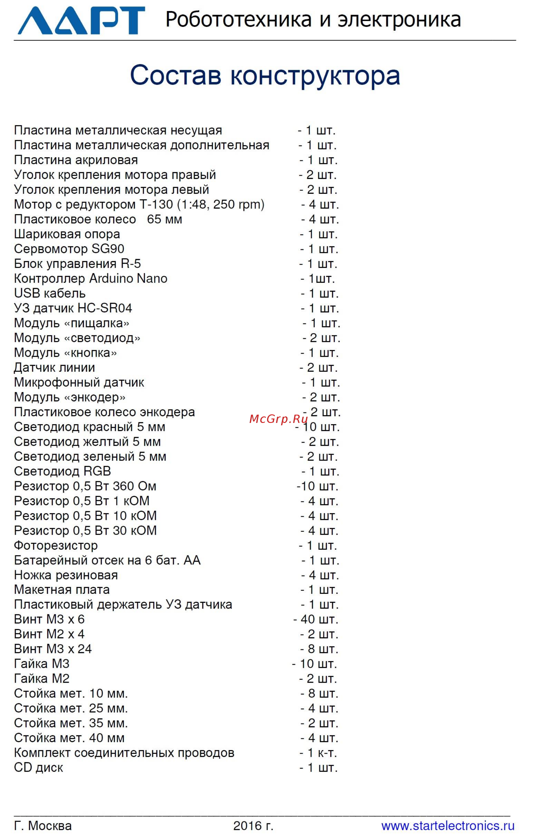 Ларт конструктор-робот печенег батана [2/20] Робототехника и электроника