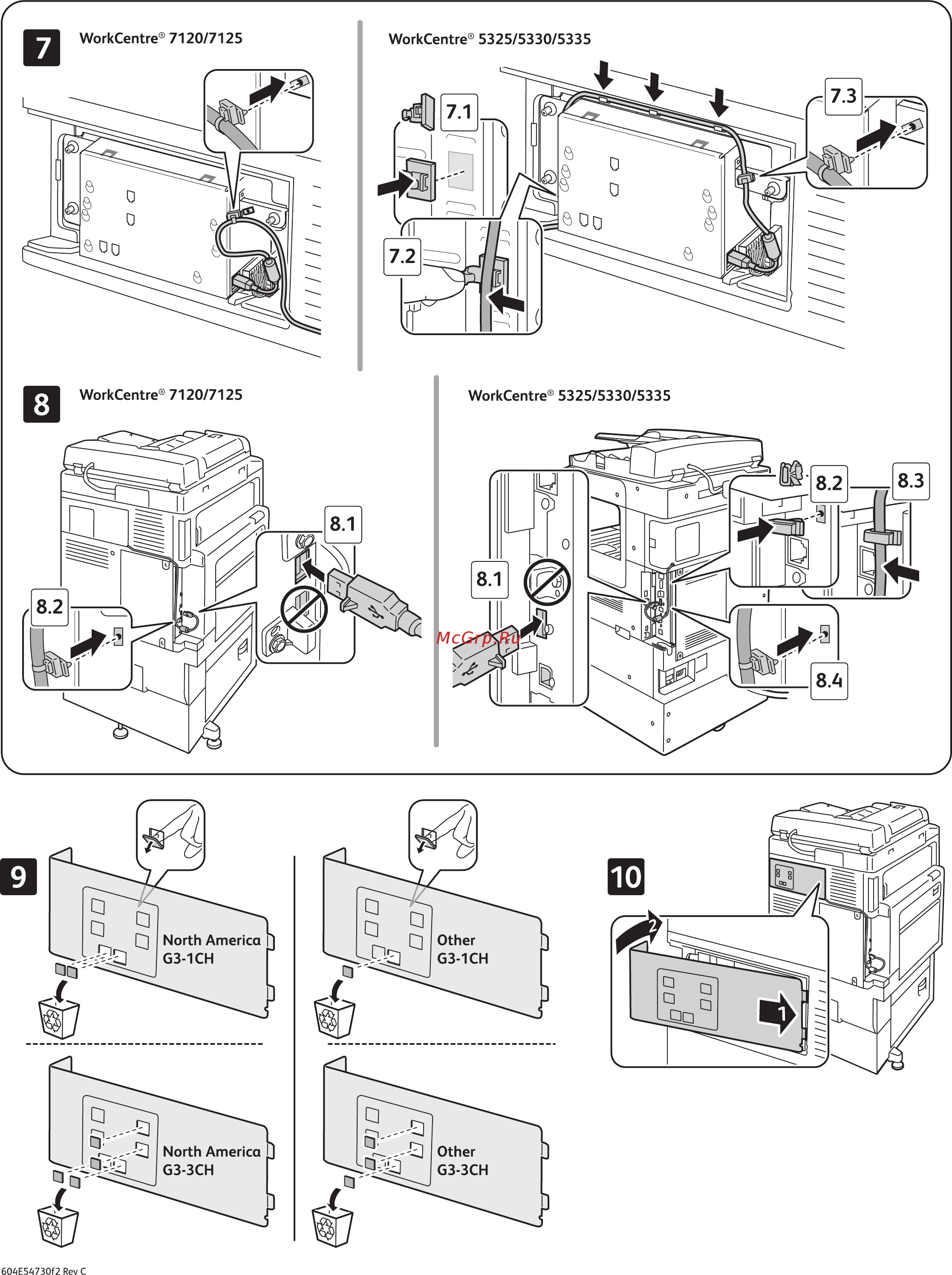 Xerox WorkCentre 5325 Copier/Printer/Scanner Fax Upgrade Kit онлайн [2/4] 189105