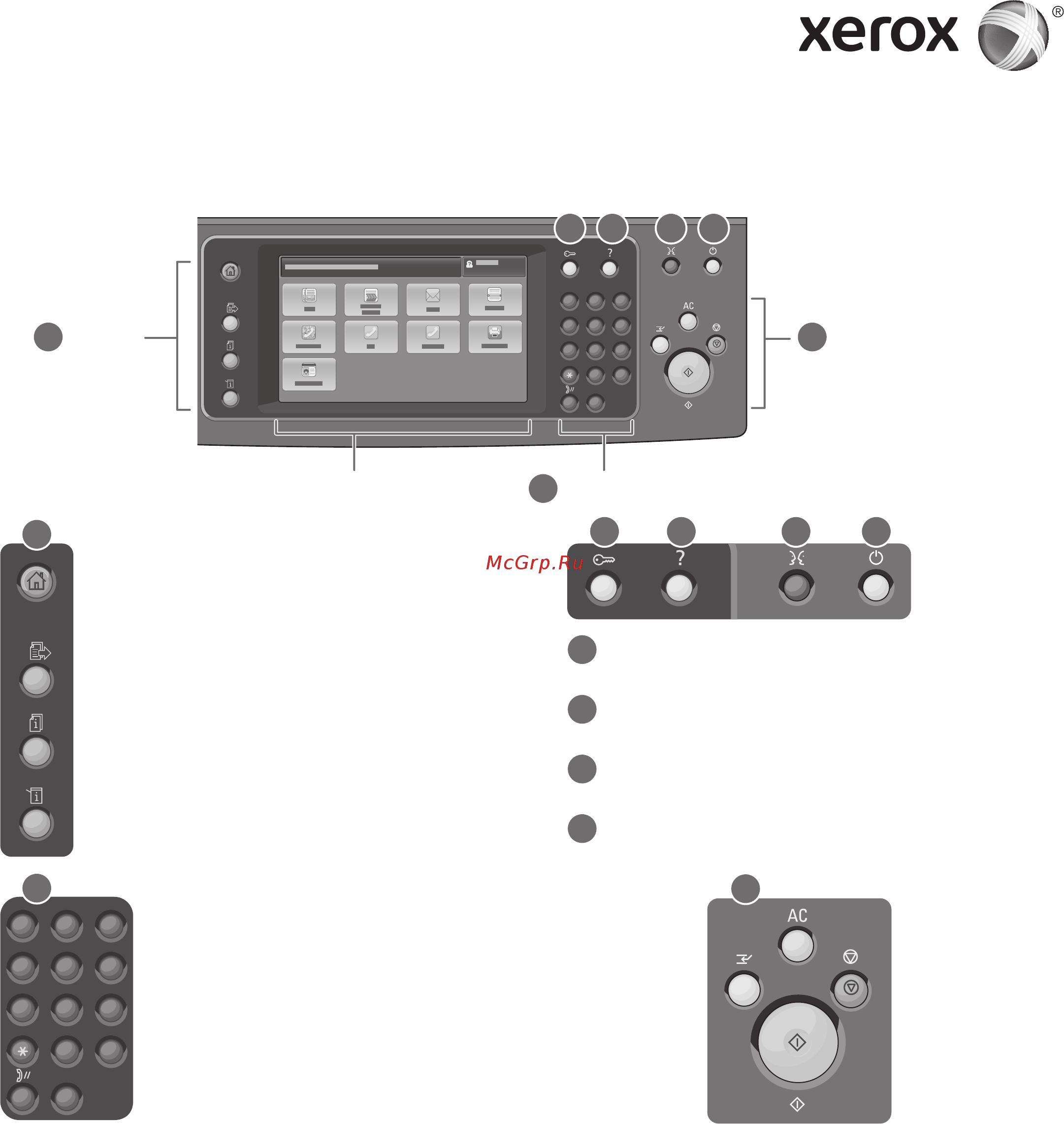 Xerox WorkCentre 5845 Инструкции онлайн