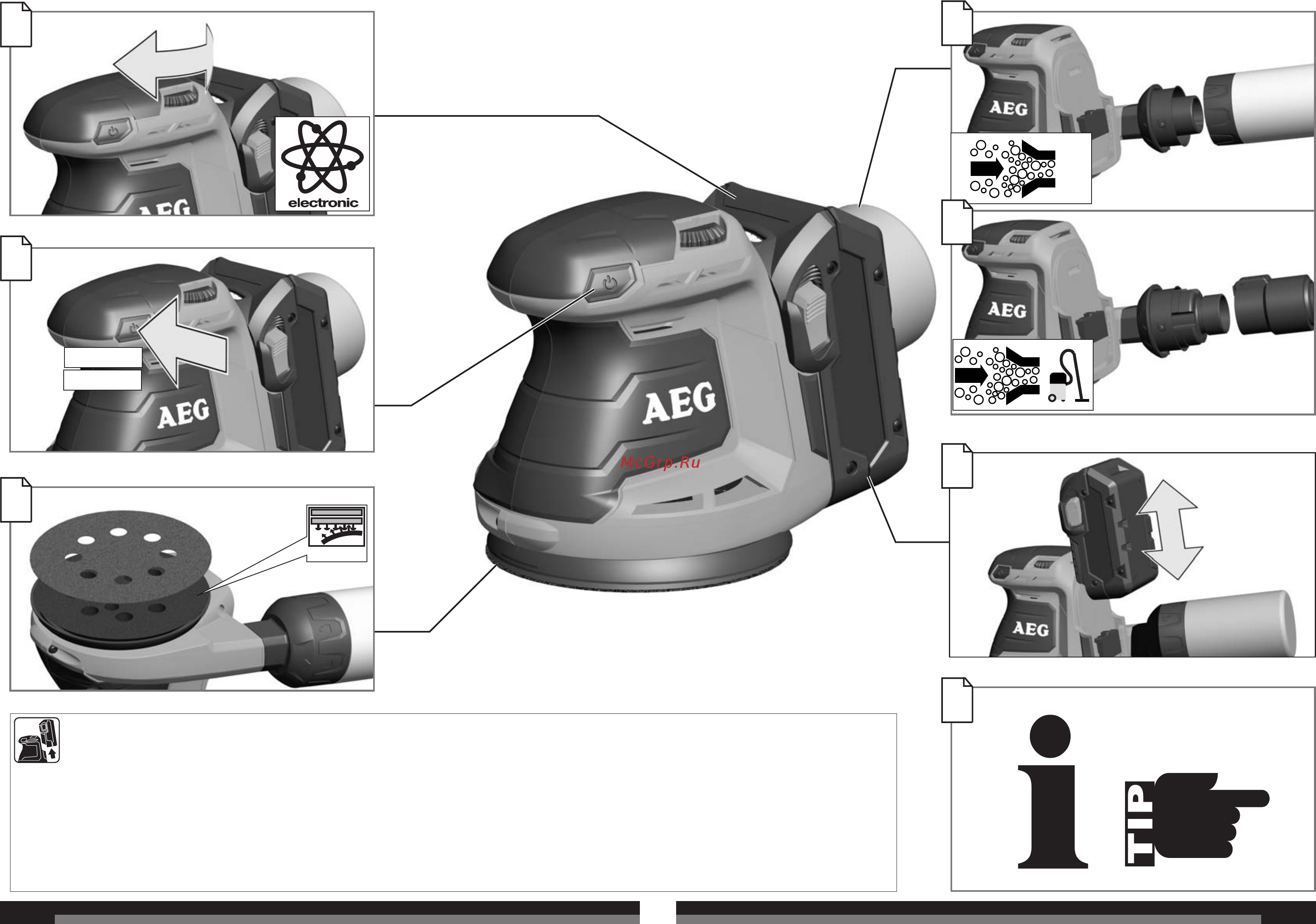 AEG bex18-125-0 451086 [3/39] Start stop