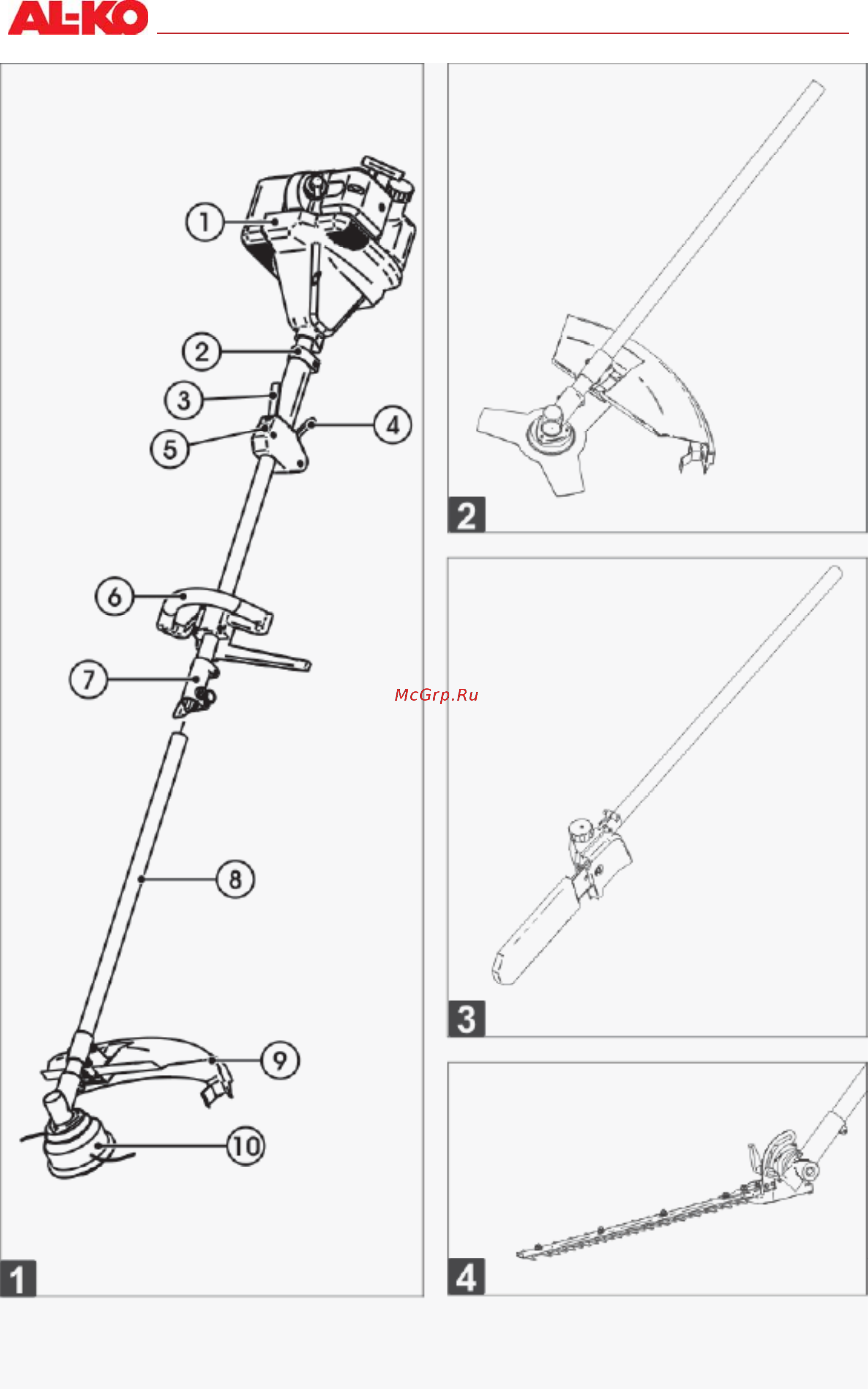 Al-Ko bc 330 mt - multitool 112942 Инструкция по эксплуатации онлайн [4/534] 189331