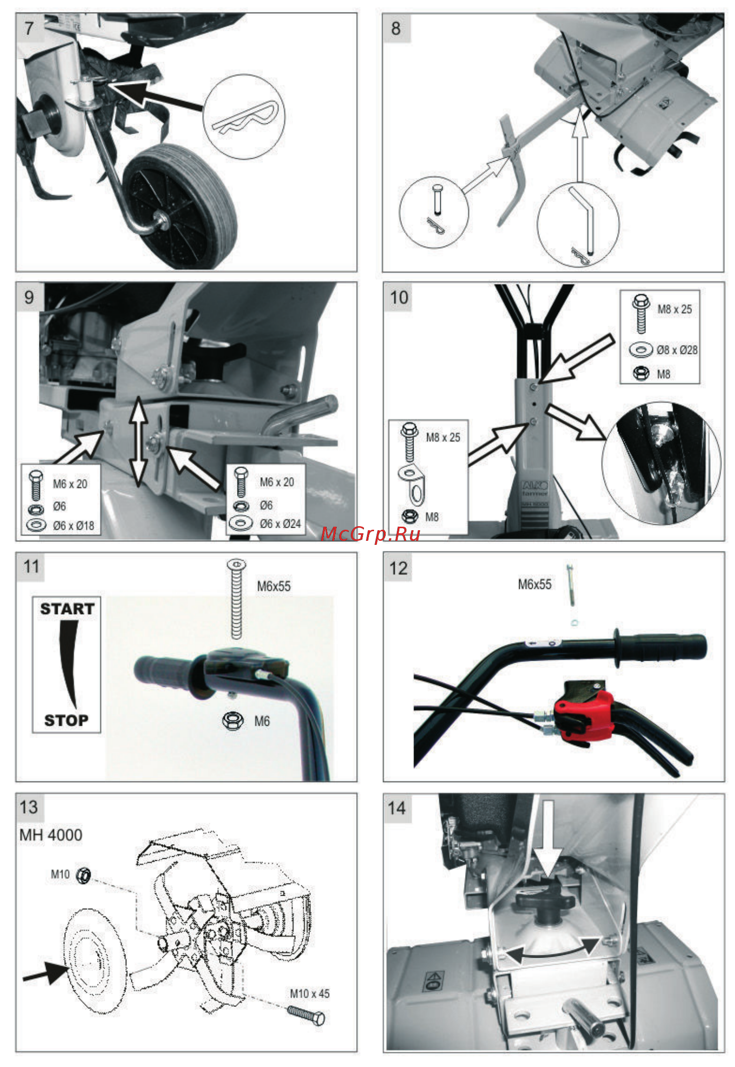 Al-Ko mh 350-4 112644 [4/18] Original betriebsanleitung