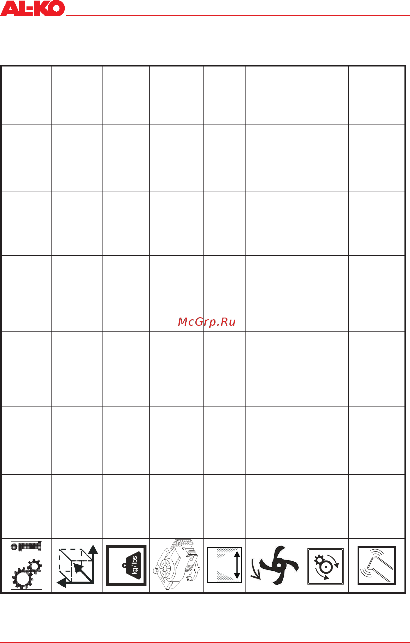 Al-Ko mh 350-4 112644 [6/18] Original betriebsanleitung