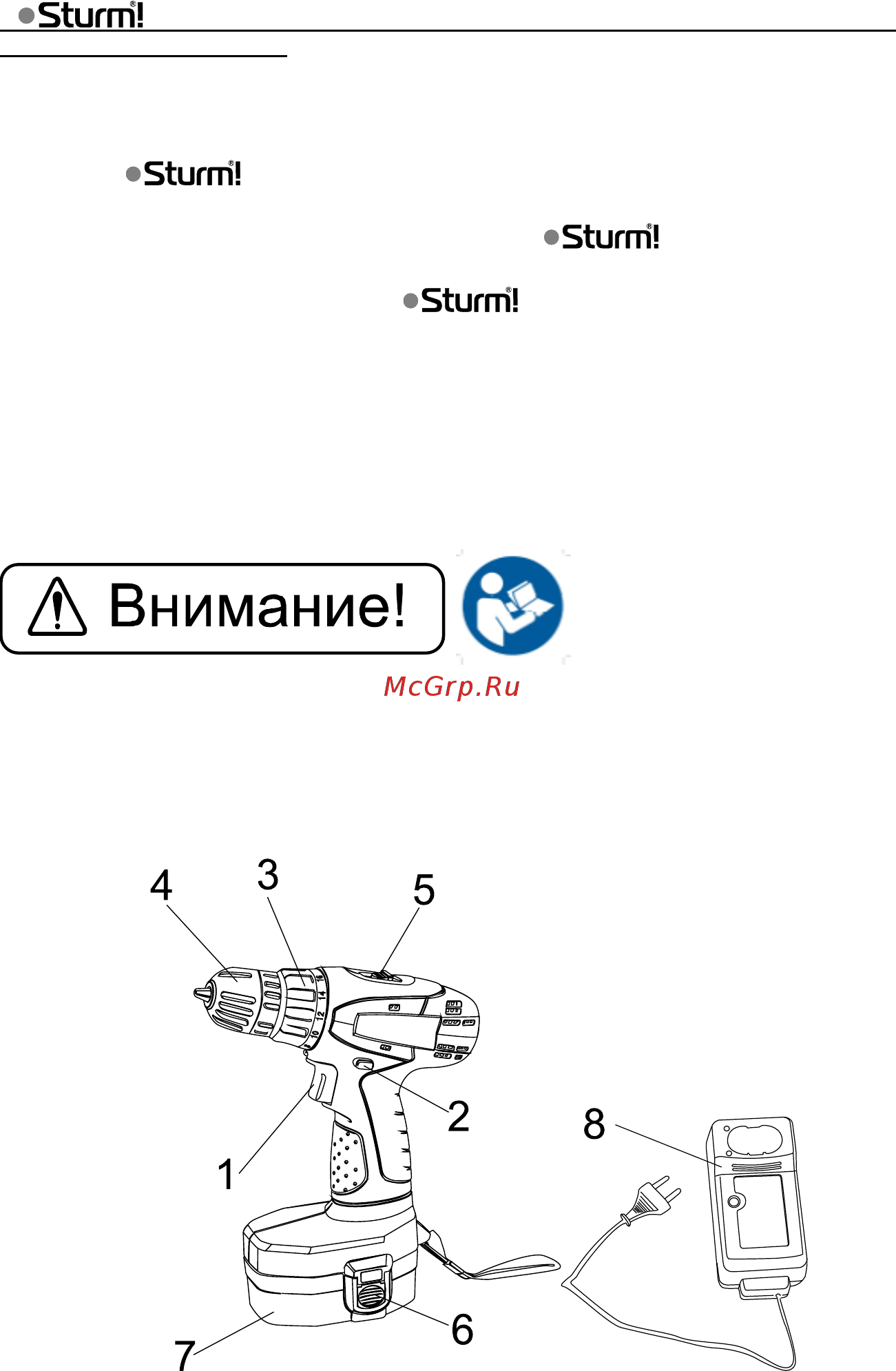 Sturm CD3014M [3/11] Описание оборудования