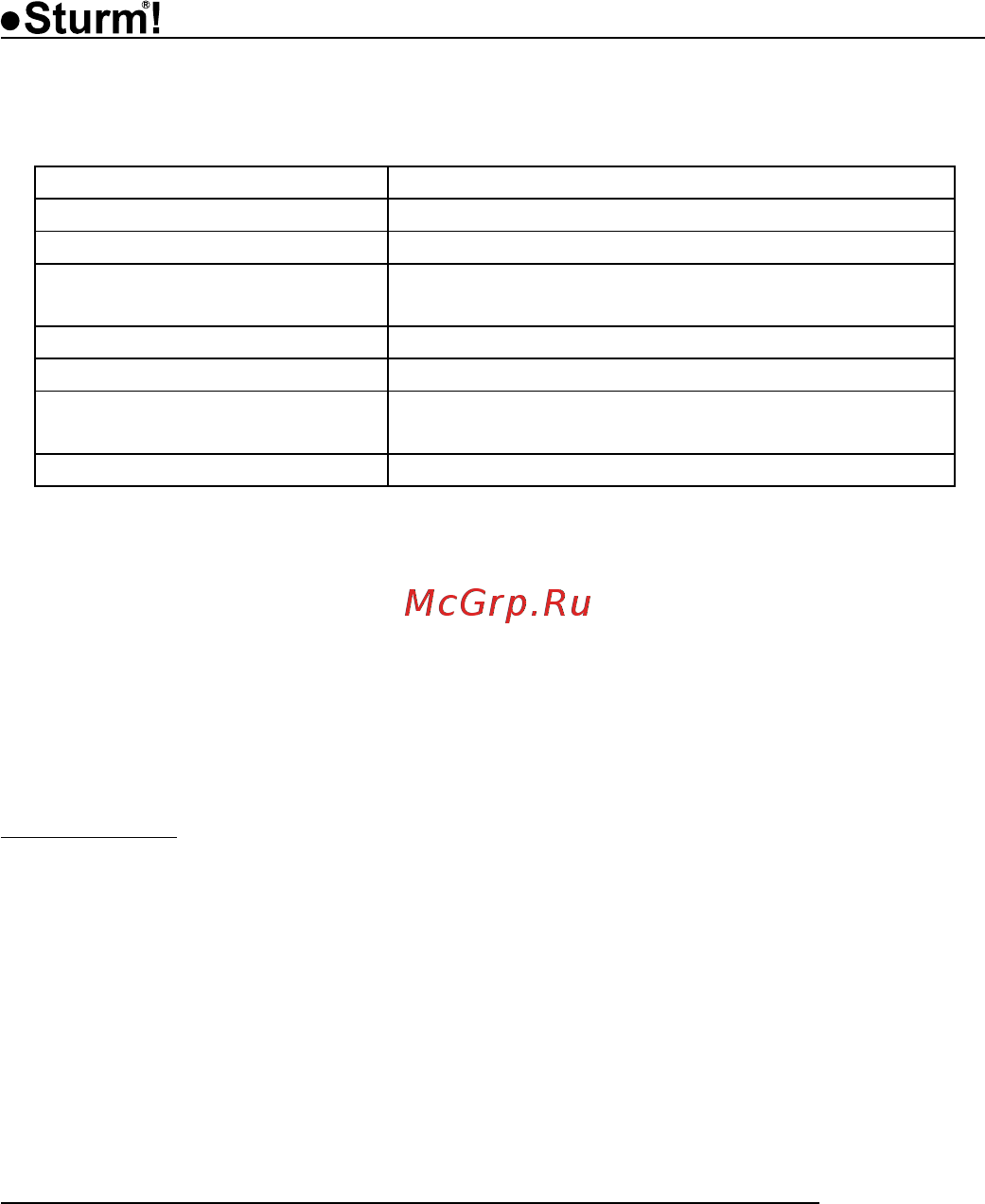 Sturm ID2195P [4/9] Правила по технике безопасности
