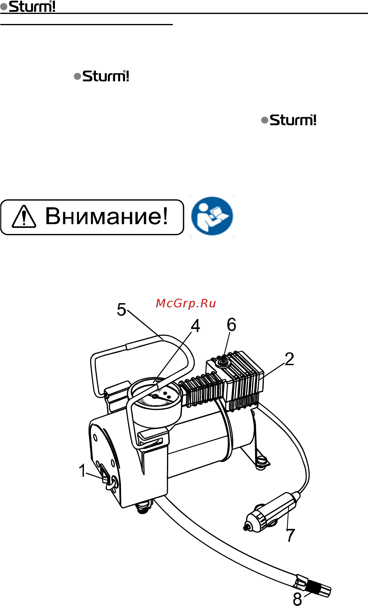 Sturm MC88361 [3/9] Описание