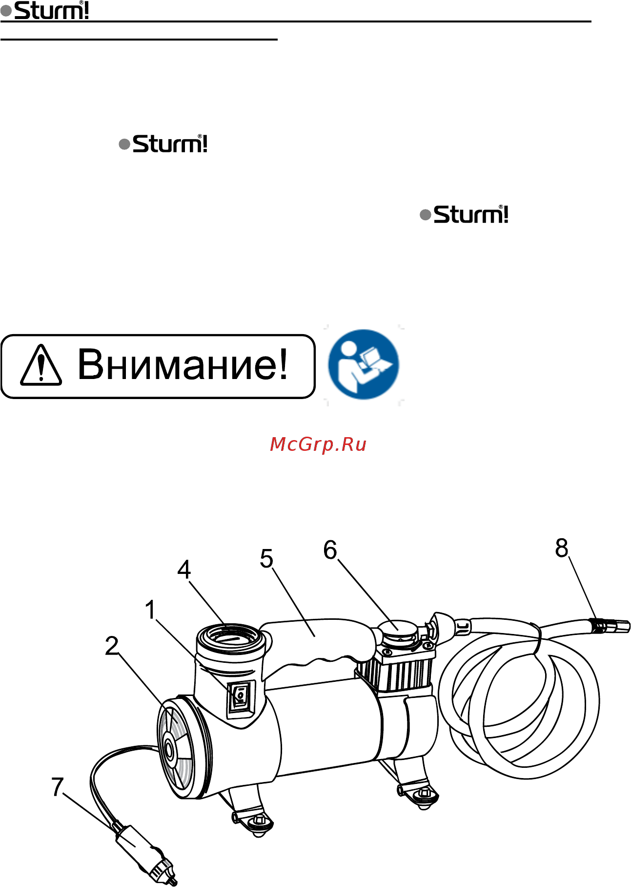 Sturm MC88352 [3/8] Описание