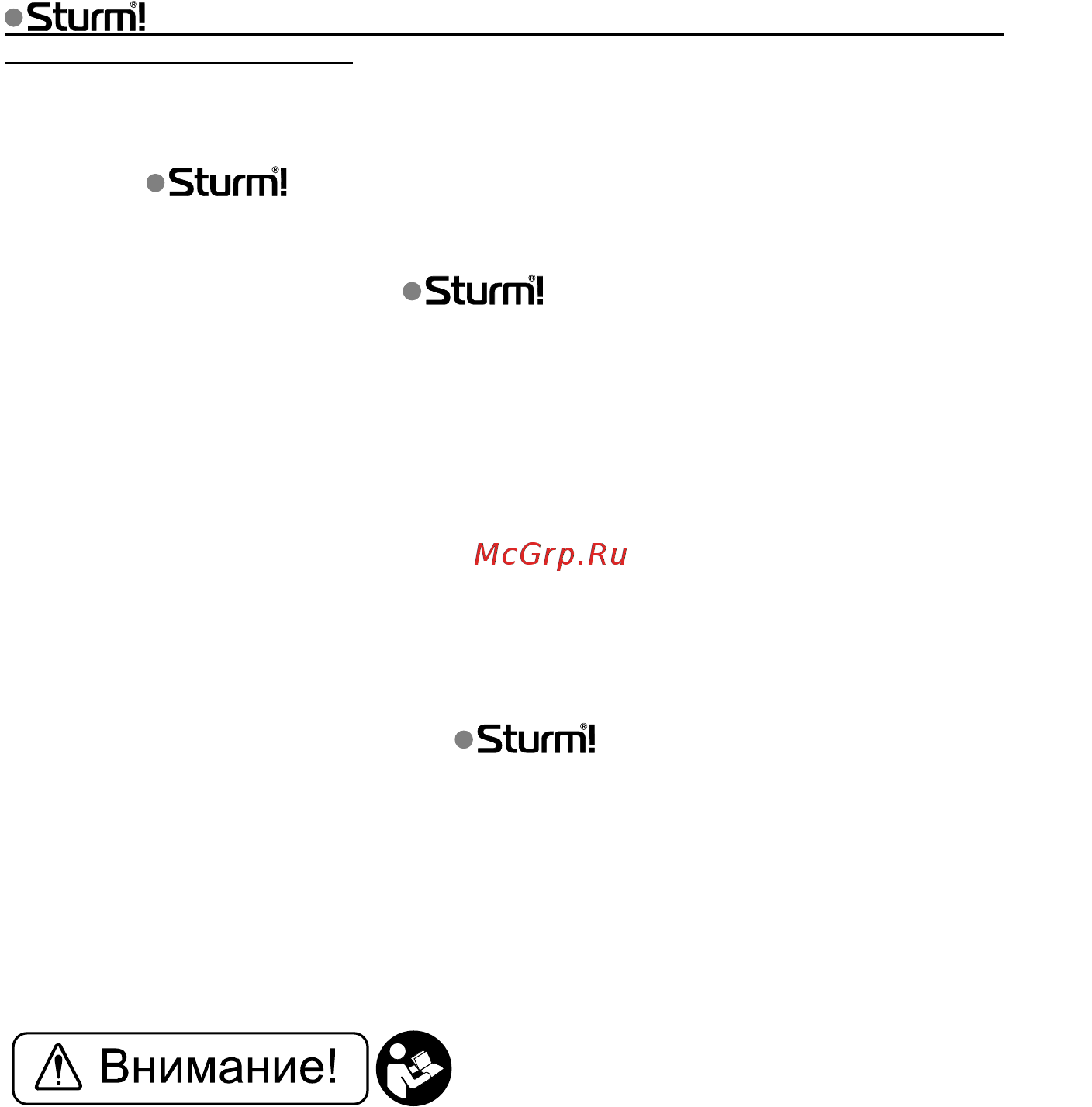 Sturm PW9115 Инструкция по эксплуатации онлайн [3/23] 189564