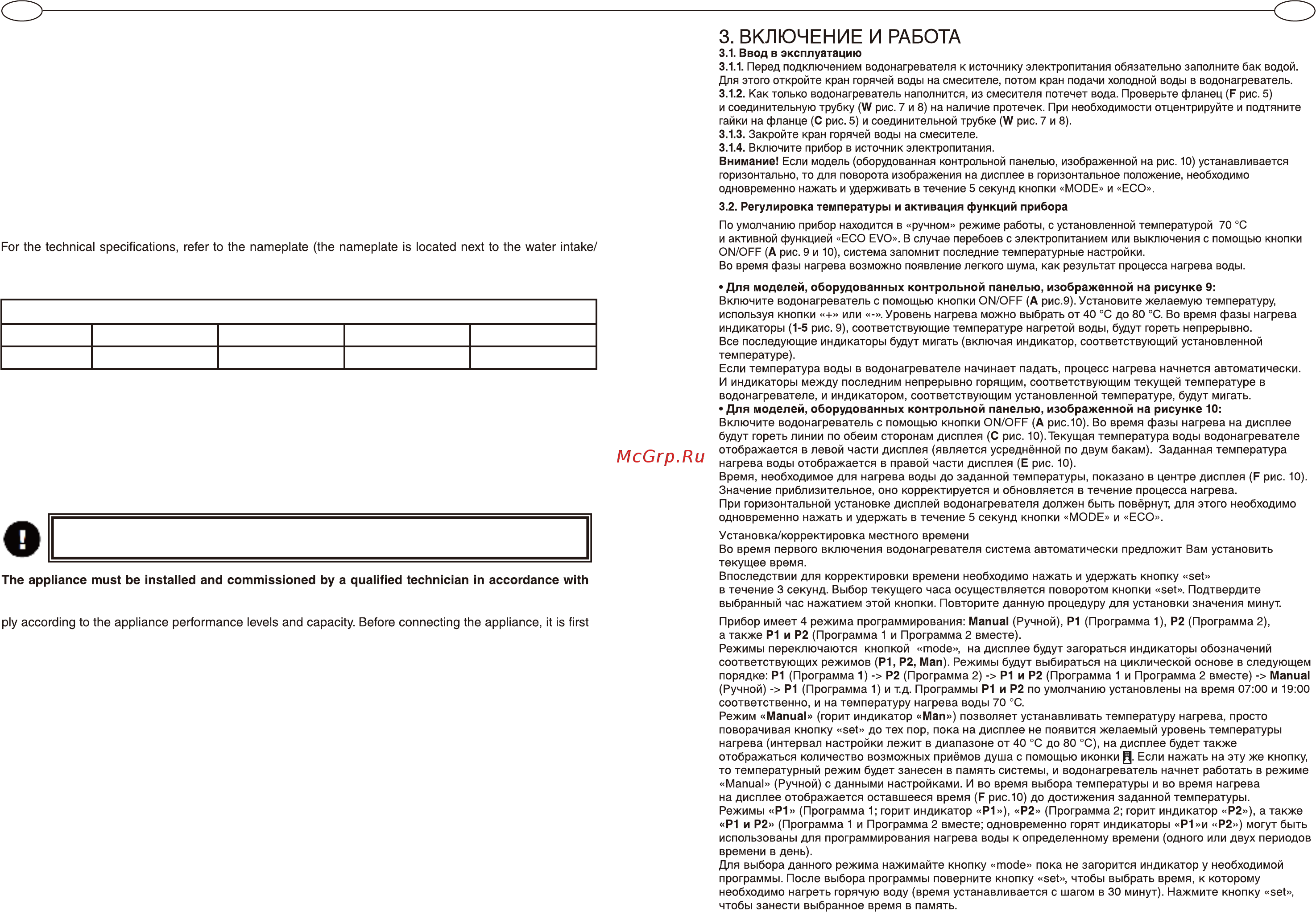 Ariston abs vls evo inox pw 80 d [17/28] Technical characteristics