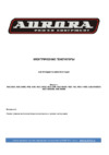 Aurora age 8500 d plus 14683 Инструкция по эксплуатации