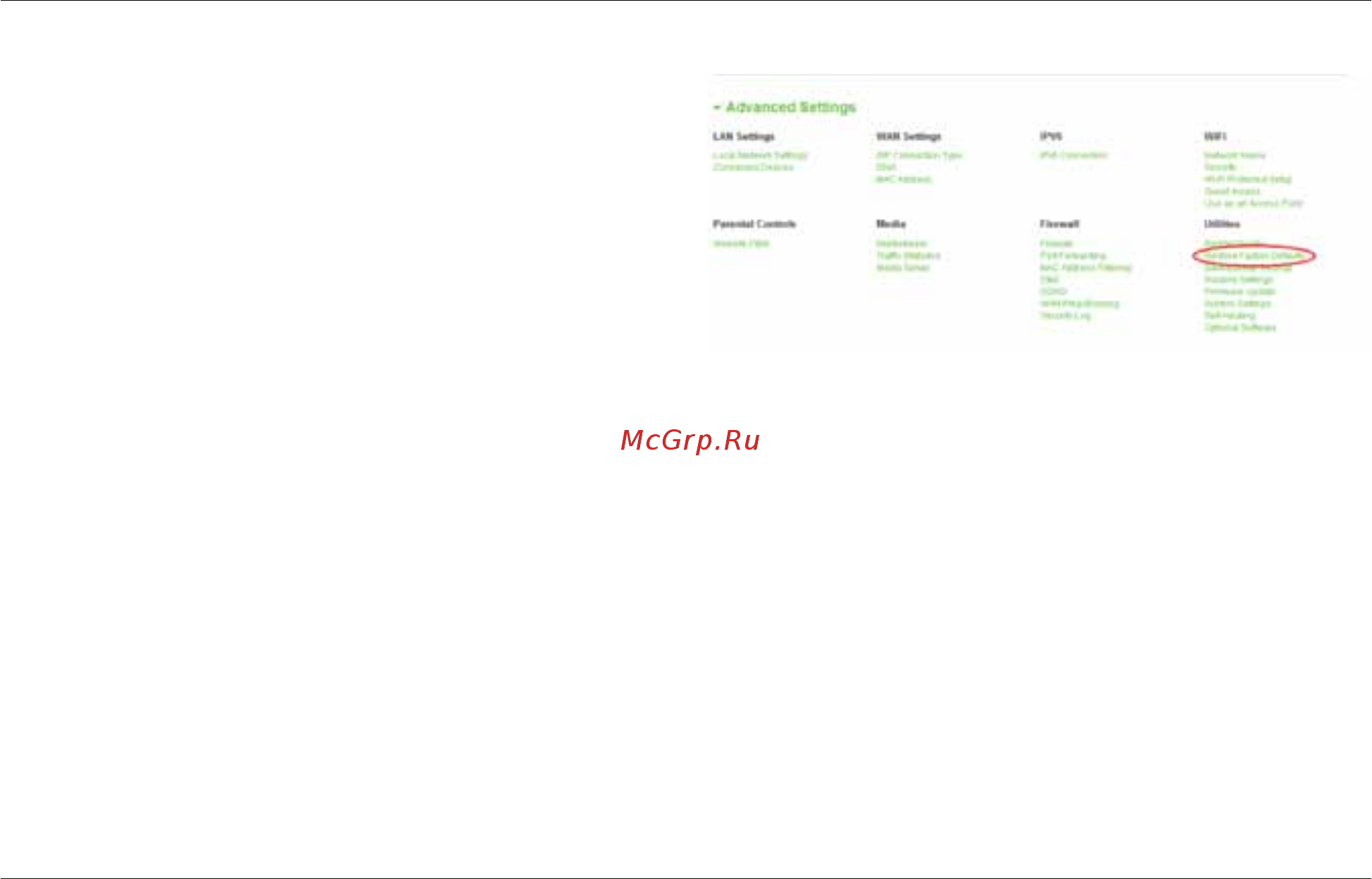 Belkin F9K1113 [44/59] Restoring the router to default settings using the web interface