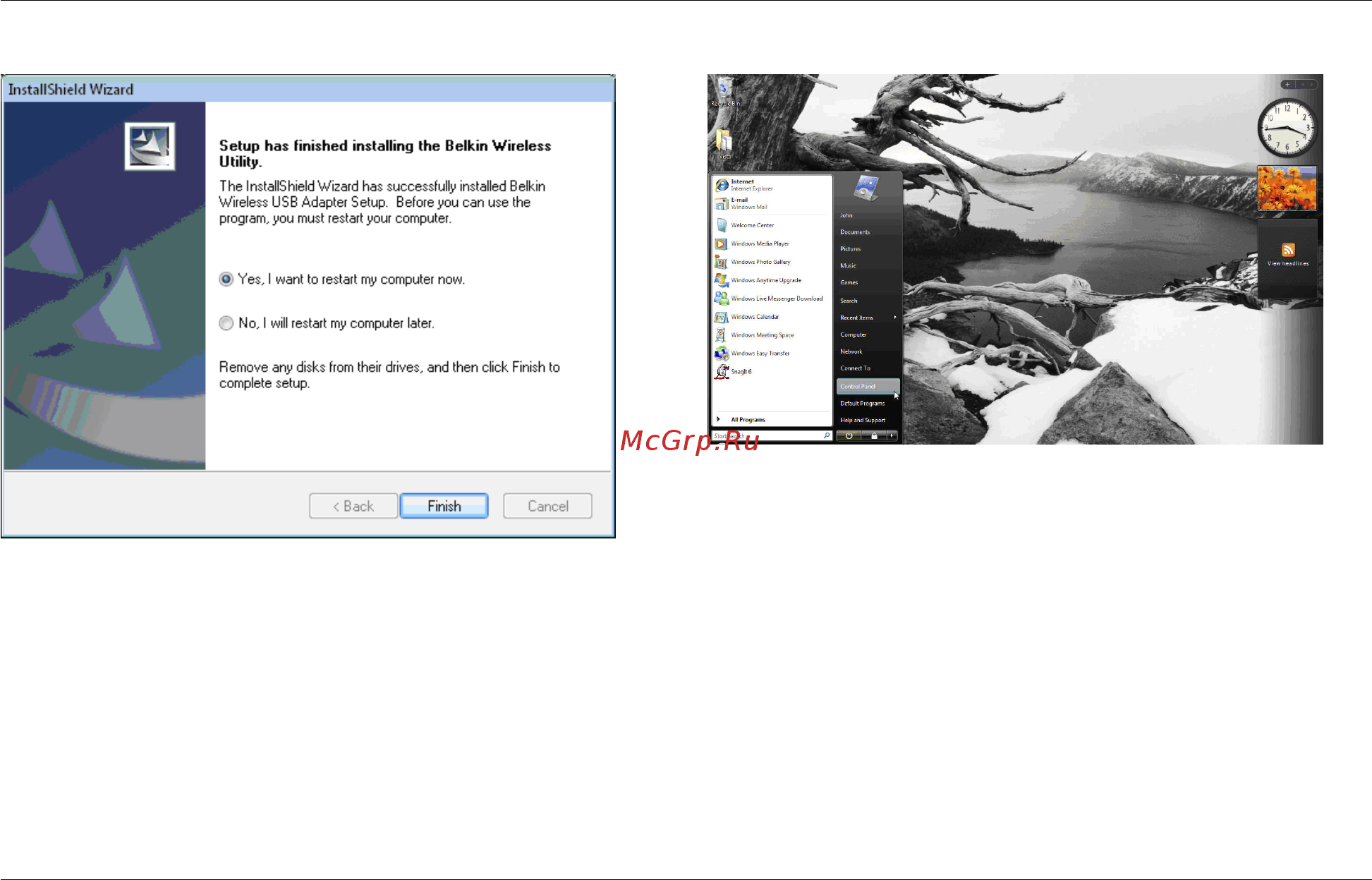 Belkin F7D1101 [17/39] Installing and setting up the adapter