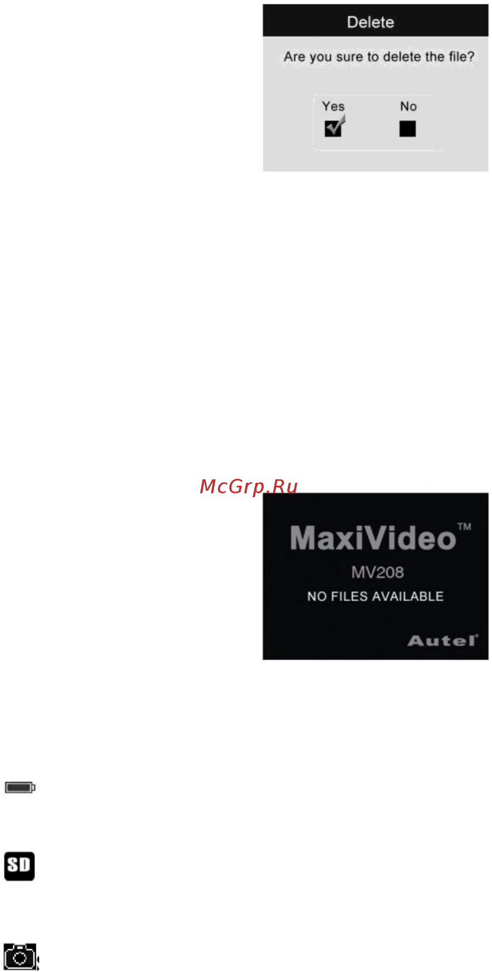 Autel maxivideo mv208 [28/32] Maxivideo